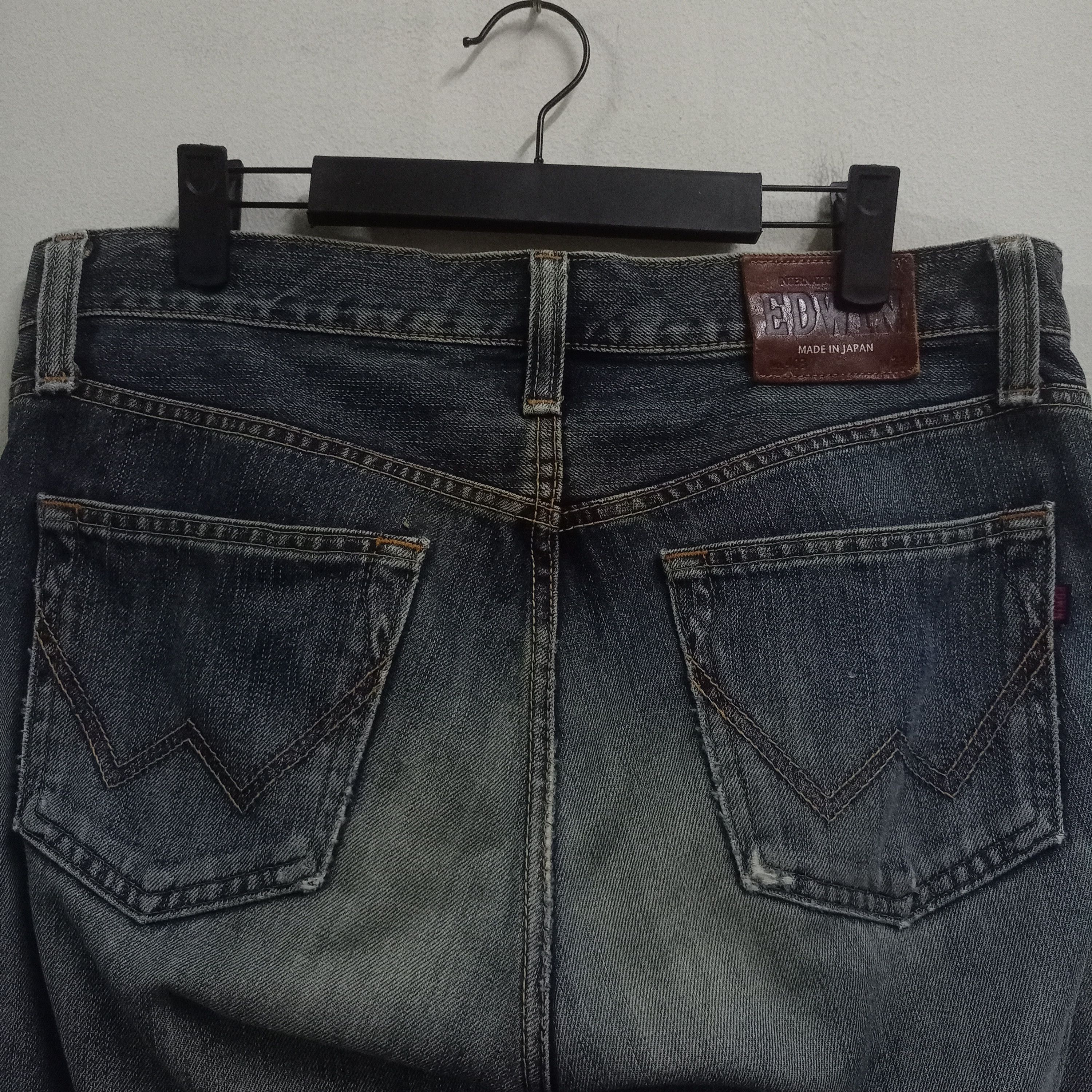 Edwin SALES🔥Vintage Japanese Edwin Distressed Baggy Jeans Size US 34 / EU 50 - 7 Thumbnail