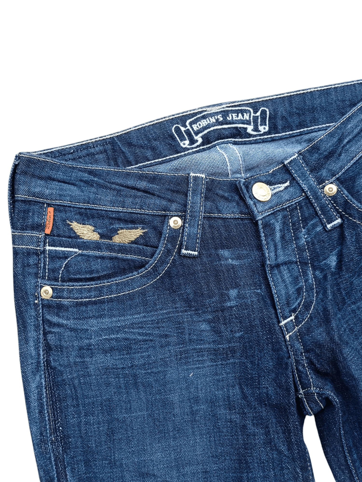 Robins Jeans FLARED Robins Jeans Embroidery Logo Denim Size US 26 / EU 42 - 8 Thumbnail
