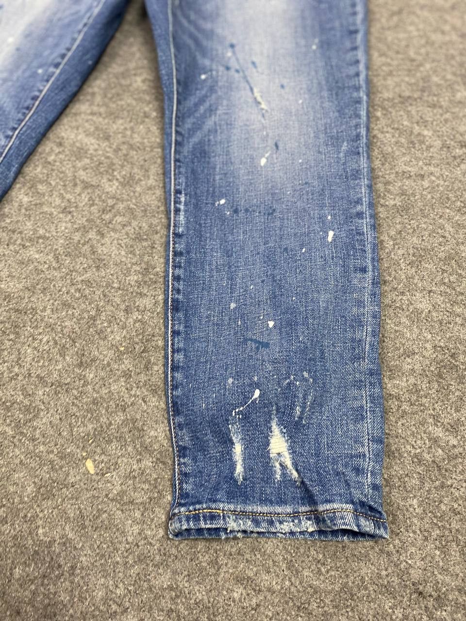 Gap gap japanese brands paint splatter distressed denim Size 36" / US 14 / IT 50 - 9 Thumbnail