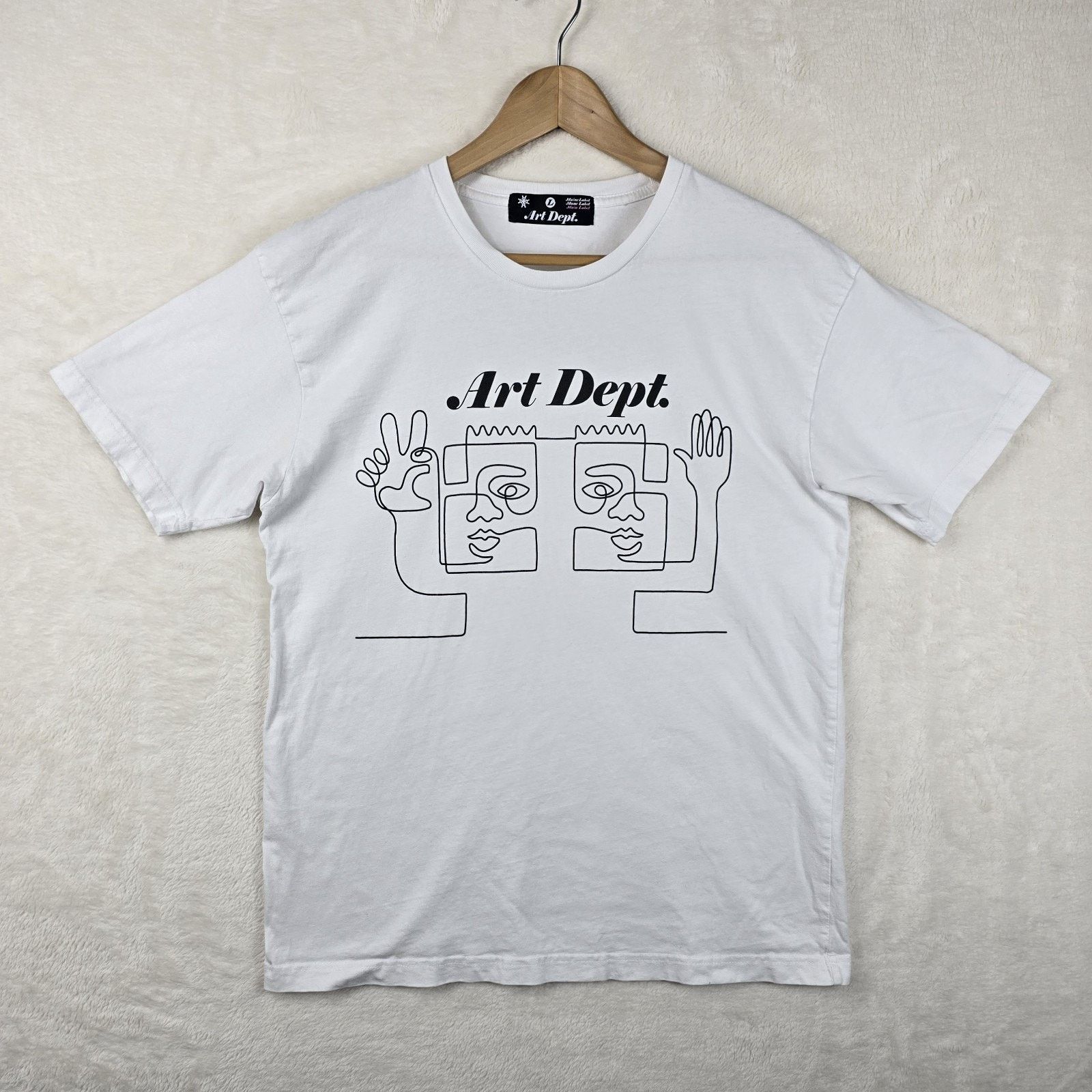 Other Art Dept Main Label Shirt Large One Line Drawing Abstract Size US L / EU 52-54 / 3 - 2 Thumbnail