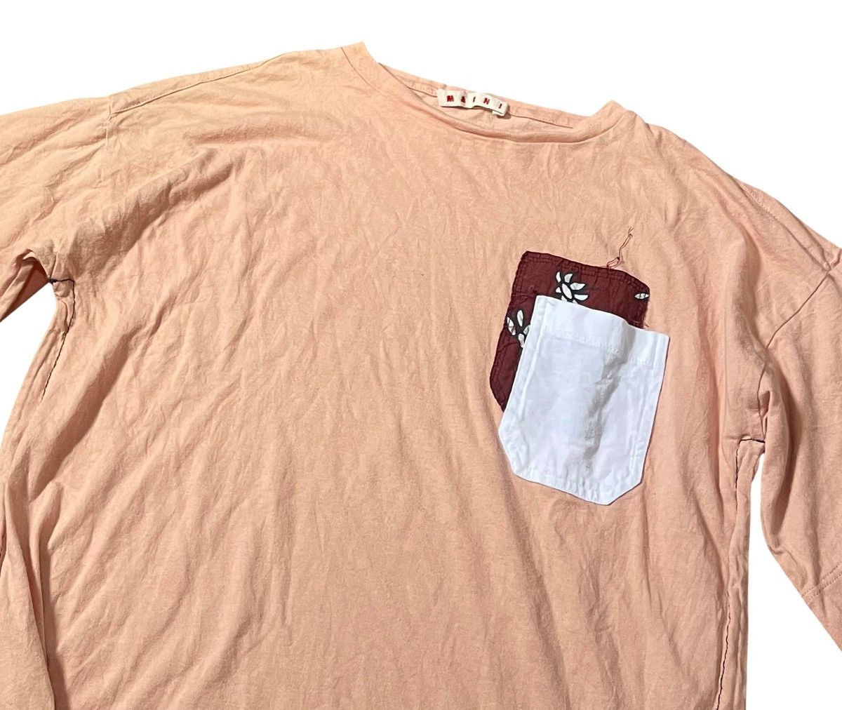 Marni Marni patch pocket light pink boxy tee Size US S / EU 44-46 / 1 - 2 Thumbnail