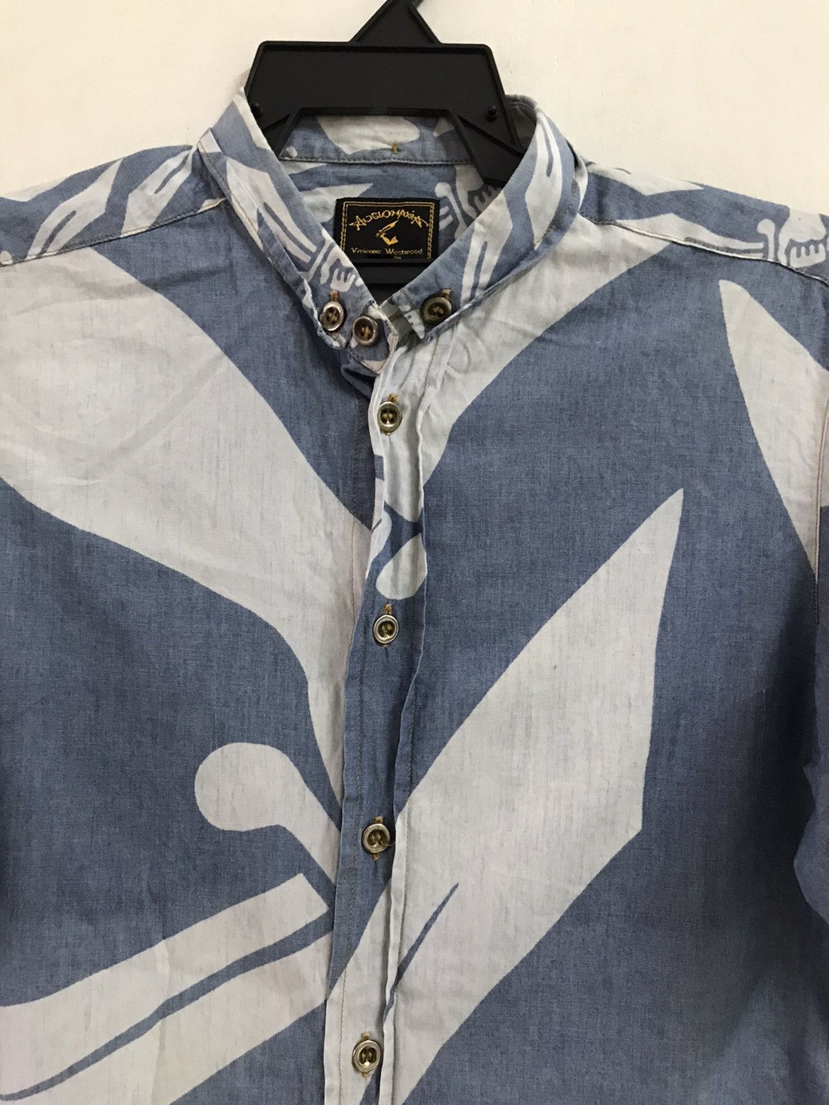 Vintage Vivienne Westwood Anglomania Shirt Button Up Size US M / EU 48-50 / 2 - 2 Thumbnail