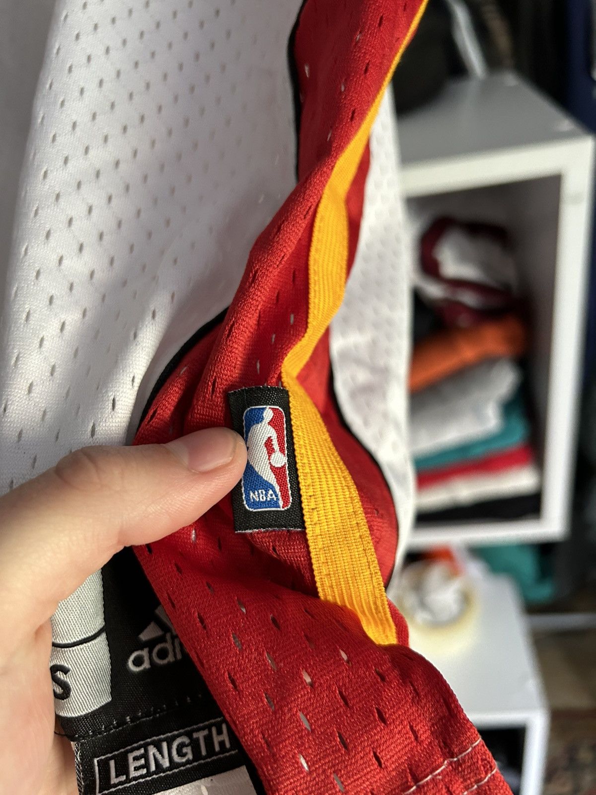 Adidas × NBA Vintage Miami Heat Dwyane Wade 3 NBA Adidas Stitched Jersey Size US S / EU 44-46 / 1 - 5 Thumbnail