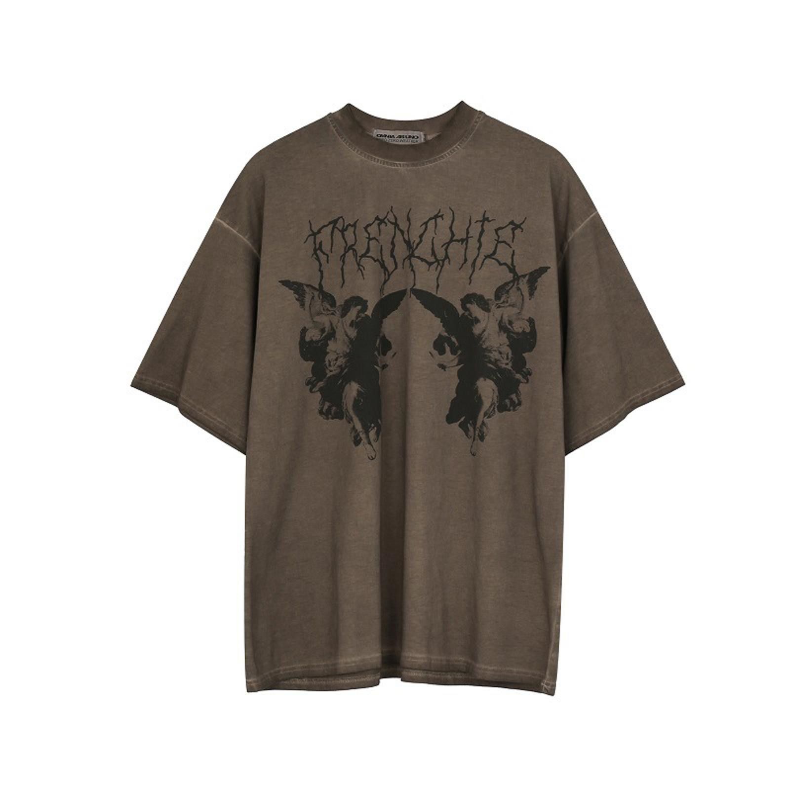 The Unbranded Brand Retro Top Loose Street Sports Y2k T-shirt Size ONE SIZE - 4 Thumbnail