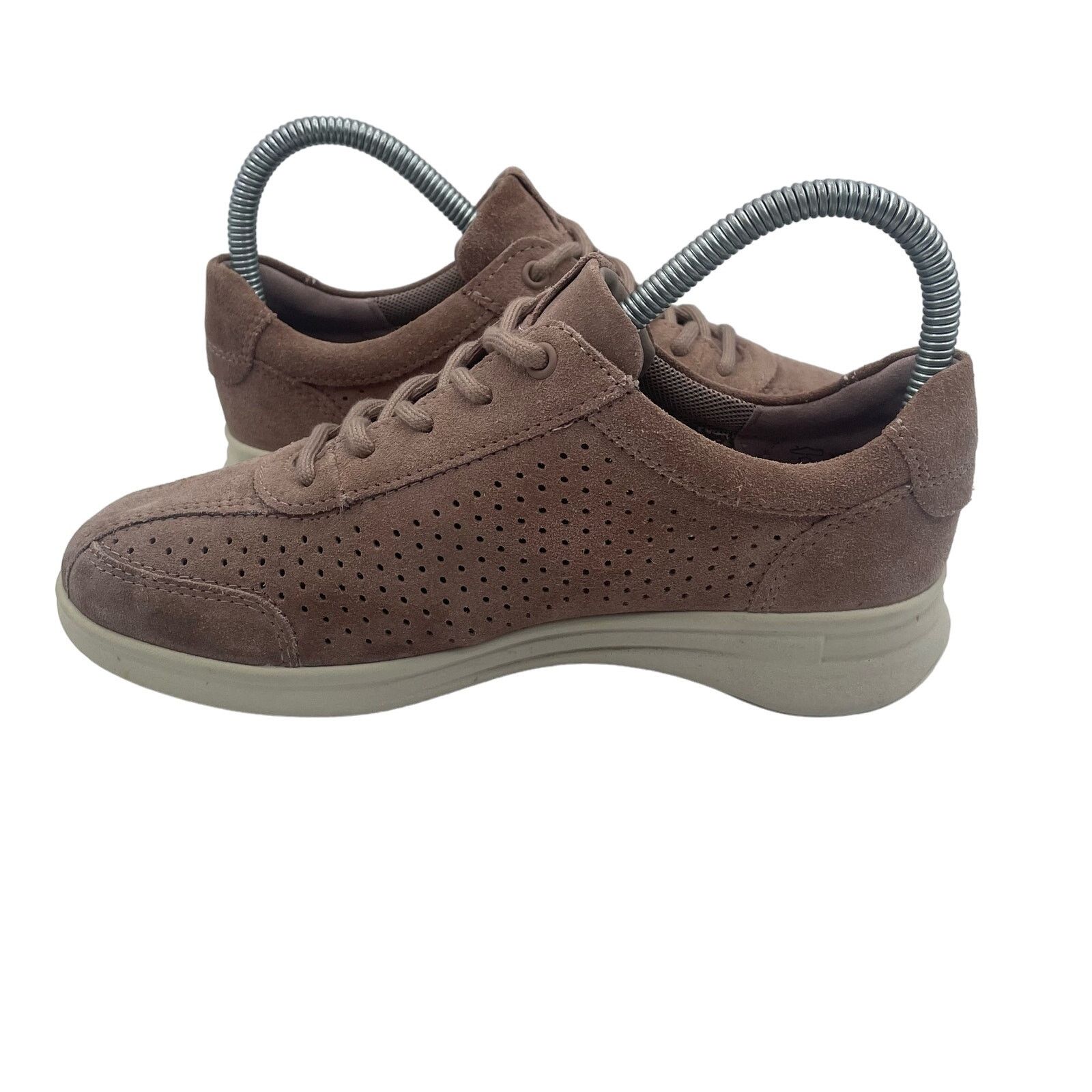 Other Hotter Lennox Ortholite Suede Sports Shoes Brown Womens 5 Size US 5 / IT 35 - 6 Thumbnail