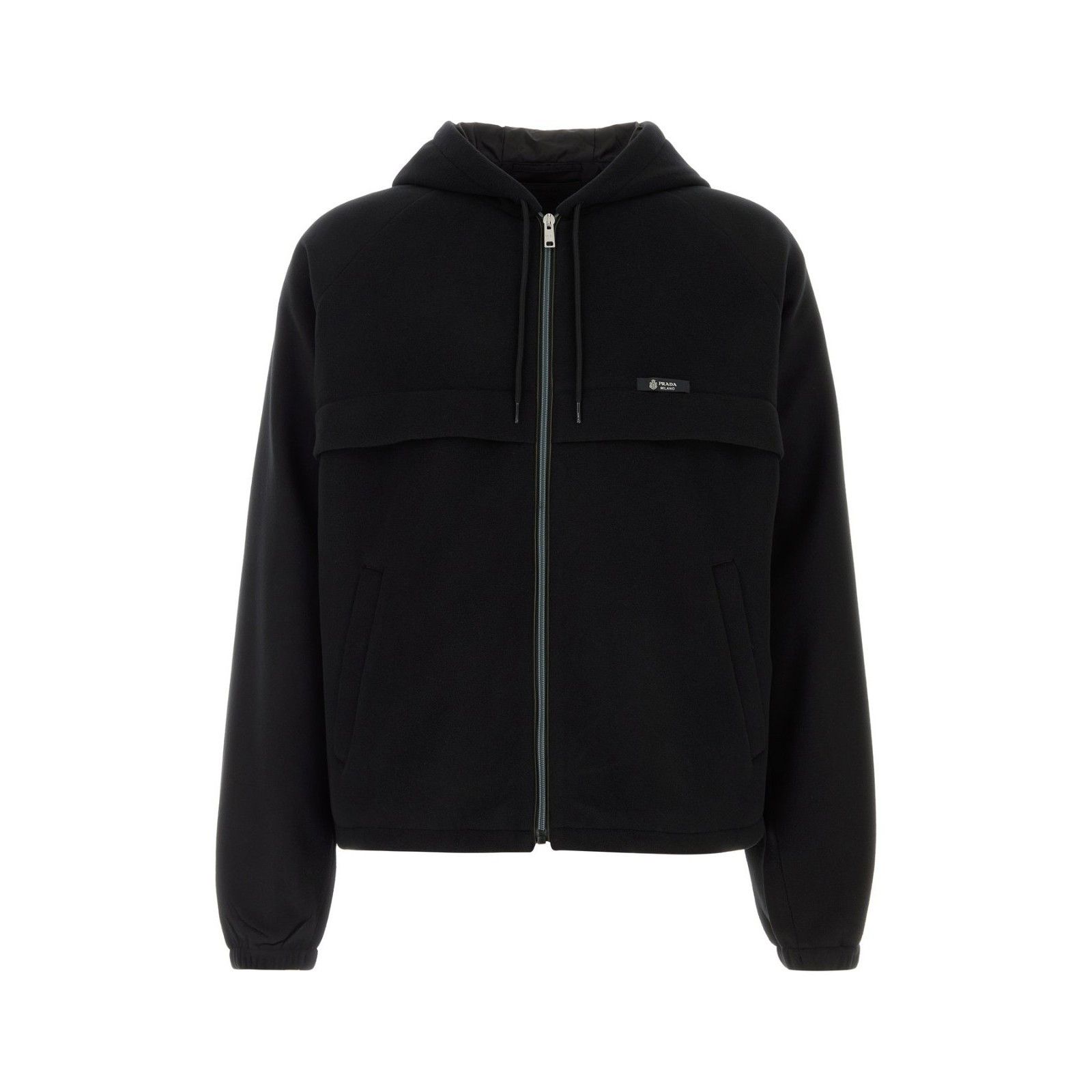 Prada PRADA Black Pile Jacket New & Authentic (Men's size:XXL;) Size US XXL / EU 58 / 5 - 1 Thumbnail