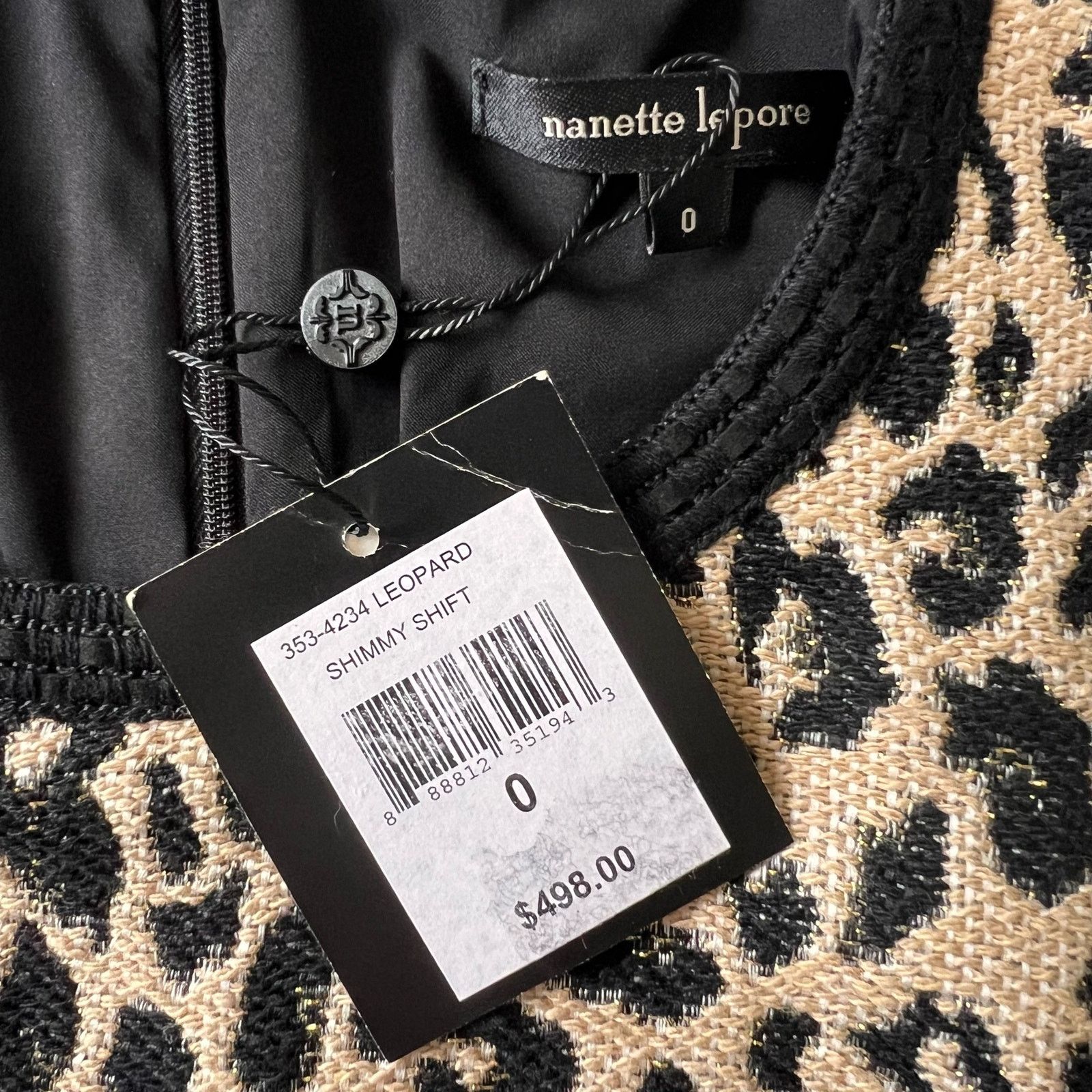 Nanette Lepore NANETTE LEPORE Leopard-Print Sheath Dress + Jacket Set, US0 Size XS / US 0-2 / IT 36-38 - 16 Thumbnail