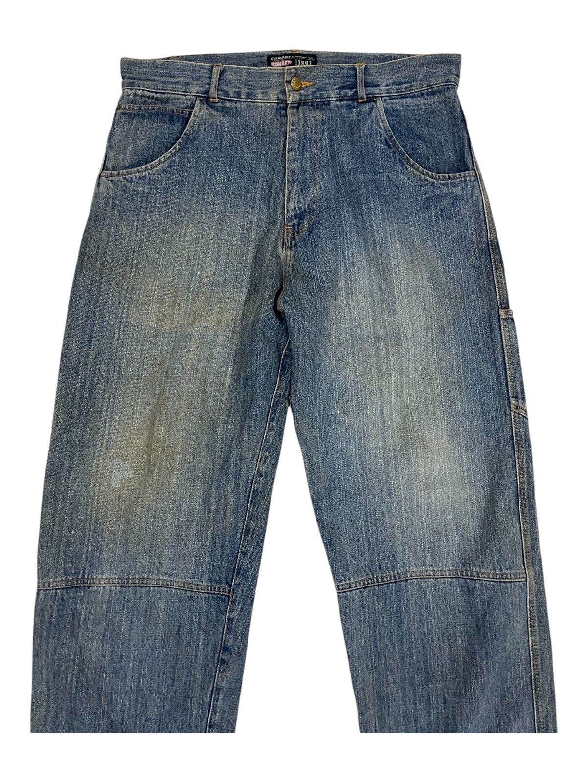 Art Comes First × JNCO × Rap Tees Y2K Conart Clothing Embroidery Pocket Baggy Carpenter Jeans Size US 34 / EU 50 - 7 Thumbnail