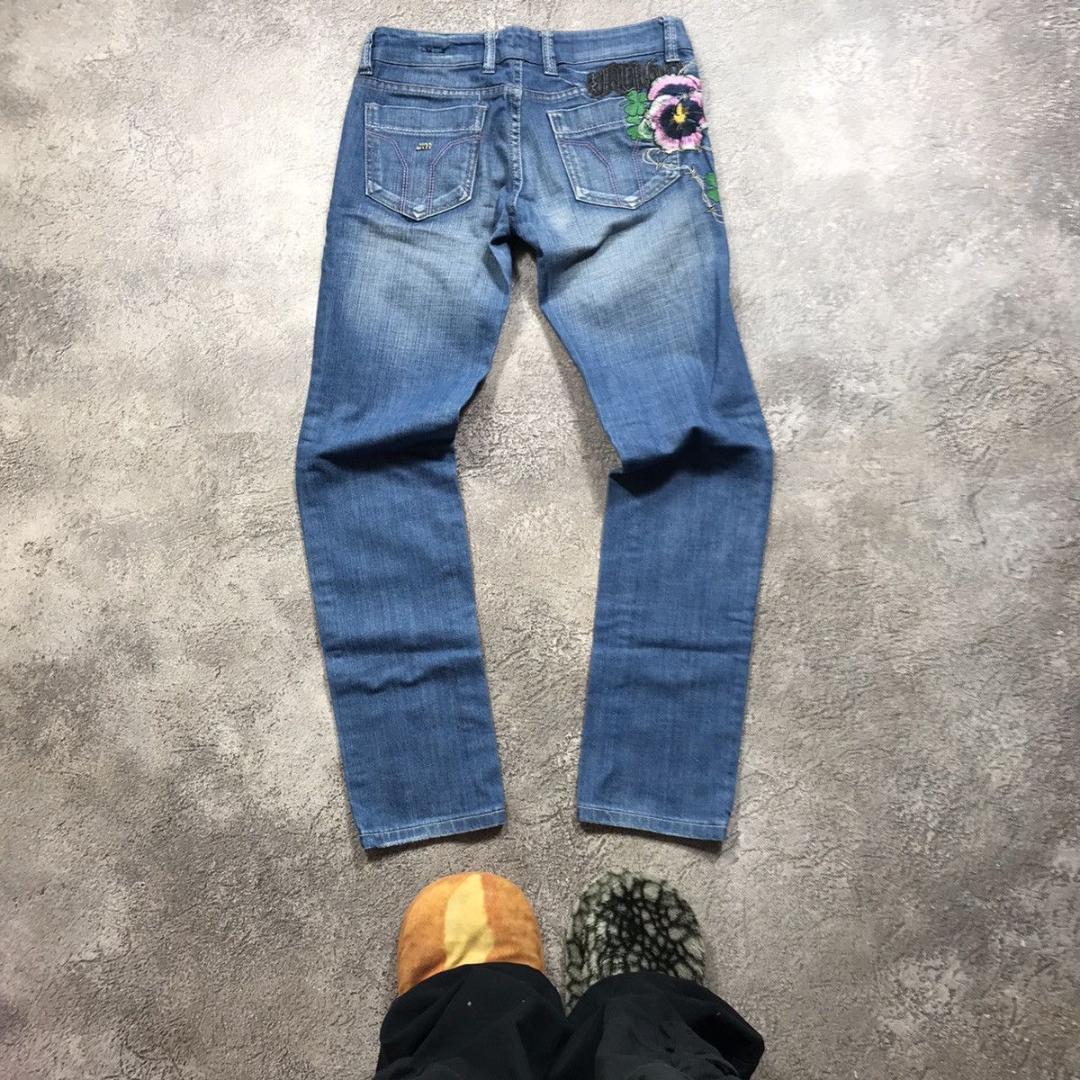 Vintage Vintage 90s Faded Distressed Baggy Jeans Grunge Skate 28 Size 28" / US 6 / IT 42 - 1 Thumbnail