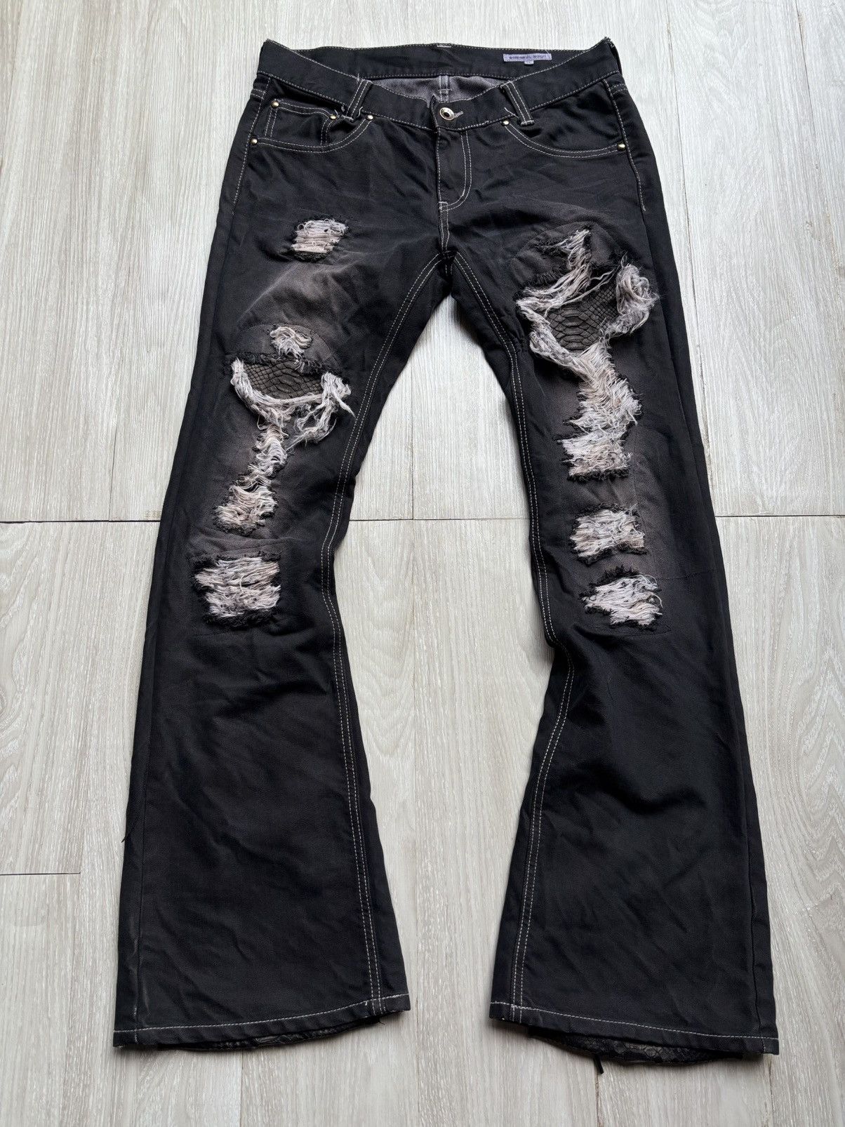 semanticdesign SEMANTIC DESIGN lace-up jeans Size US 29 - 1 Thumbnail