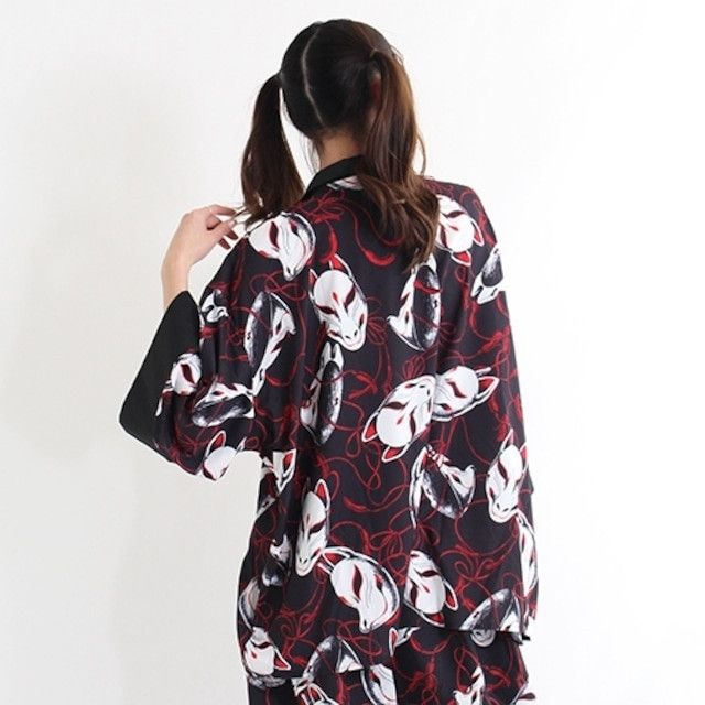 Japanese Brand Drug Honey Harajuku hoodie 🎌 Kitsune Fox Mask Baby Metal 🔥 Size US XL / EU 56 / 4 - 3 Thumbnail