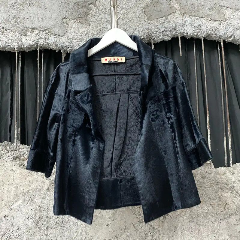 Marni Marni Women's Blue Jacket 0089 Size ONE SIZE - 1 Thumbnail