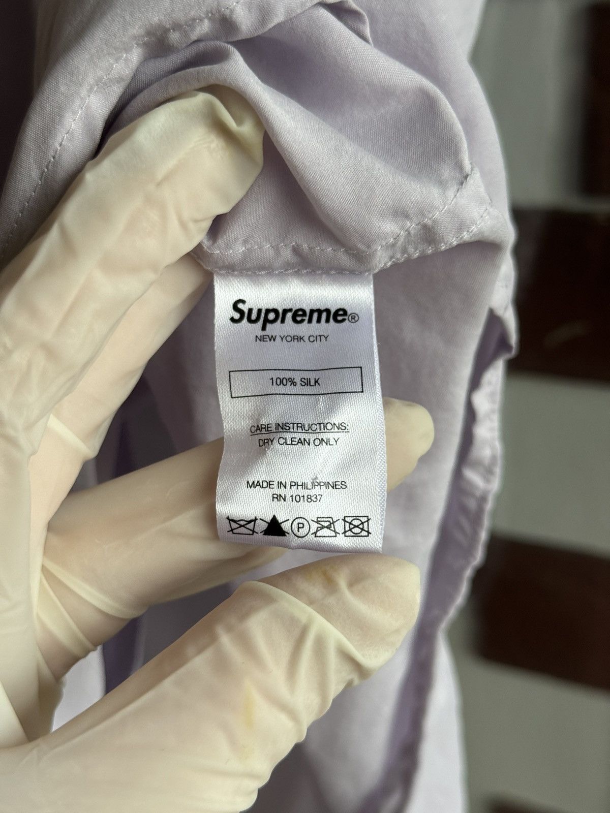 Supreme Supreme New York Silk Shirt Size US L / EU 52-54 / 3 - 15 Thumbnail