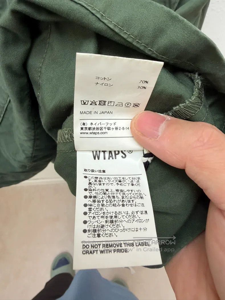 Wtaps Wtaps Four-pocket work shirt Size US M / EU 48-50 / 2 - 8 Thumbnail