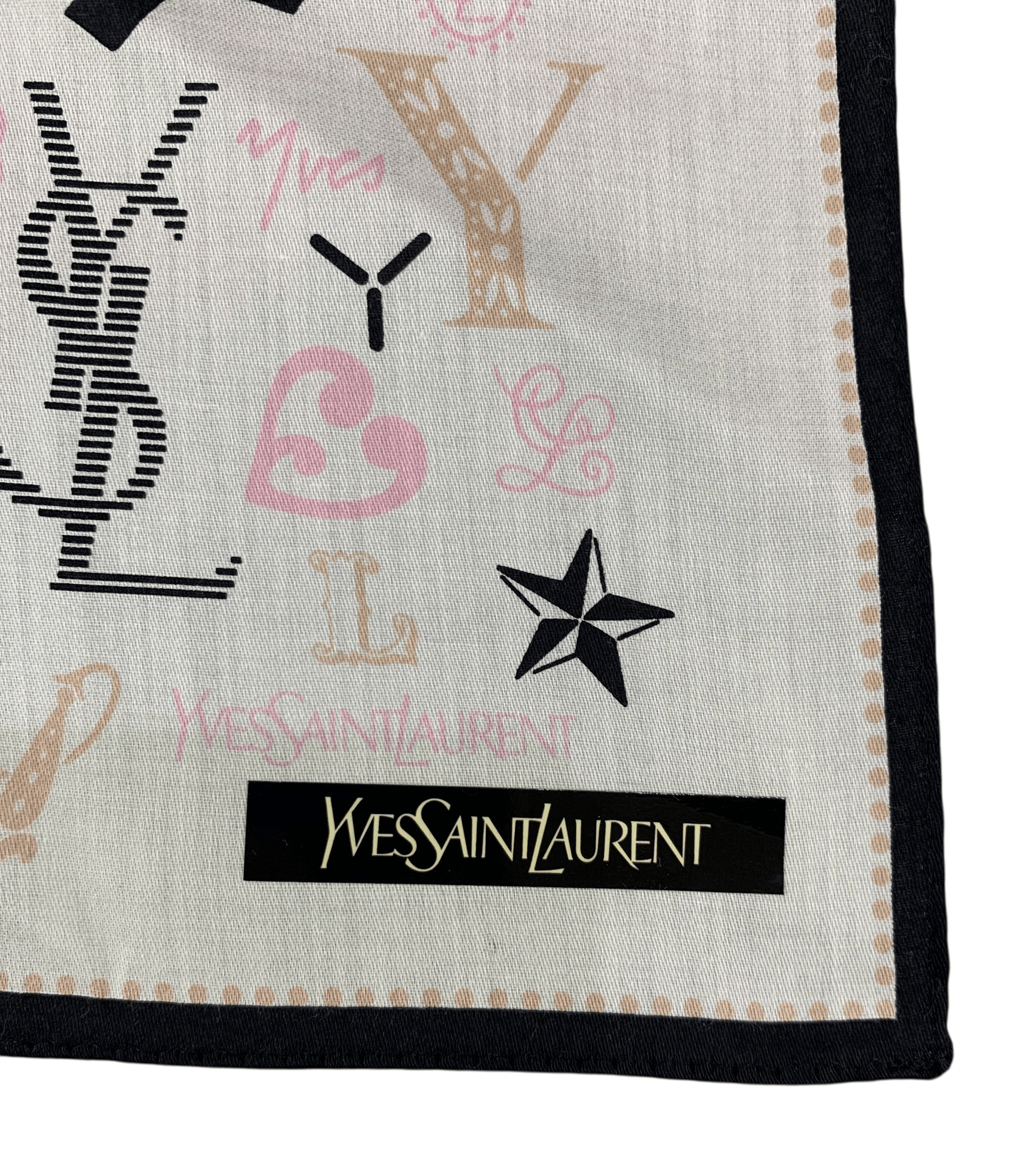 Yves Saint Laurent Yves Saint Laurent Handkerchief / Neckerchief HKA1021 Size ONE SIZE - 8 Thumbnail