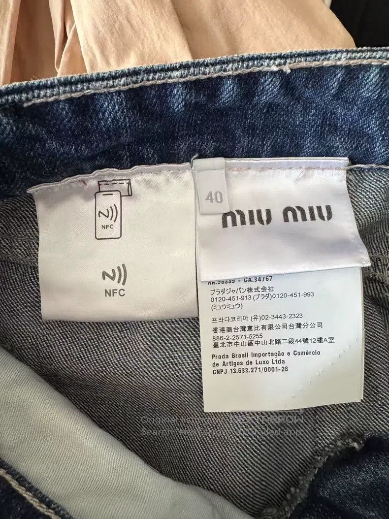 Miu Miu Miu Miu 40 overskirt Size 39" - 3 Thumbnail