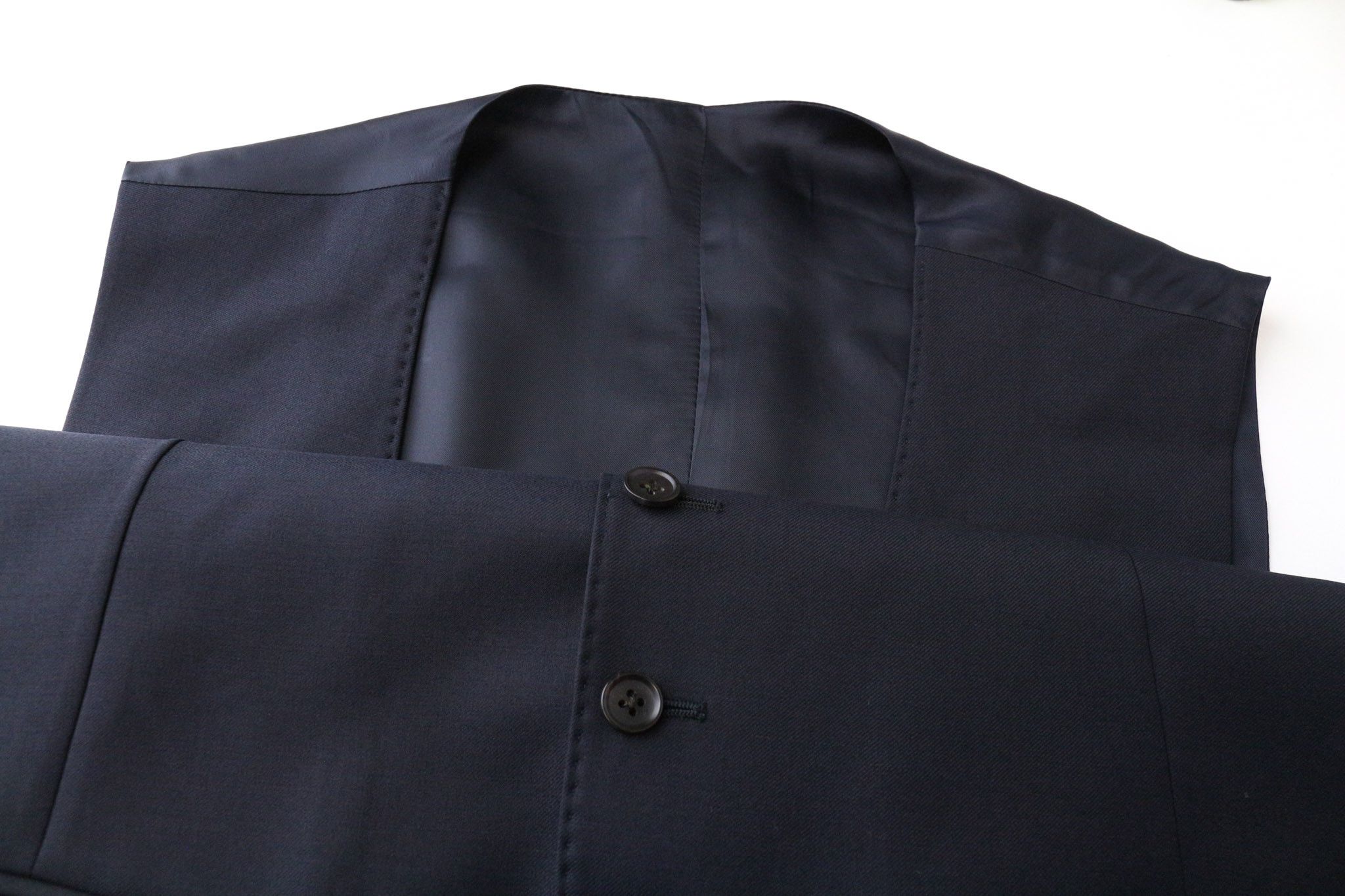 Suitsupply FERRARA UK42R Blue Wool Pleated 2 Piece Suit 75761 Size 42R - 7 Thumbnail