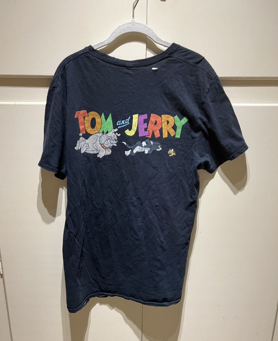Vintage Thrashed Tom & Jerry graphic tee Size US L / EU 52-54 / 3 - 1 Thumbnail