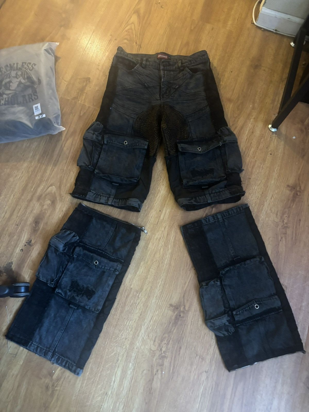 Reckless Scholars Reckless Scholars pent zip knee pants Size US 32 / EU 48 - 2 Thumbnail