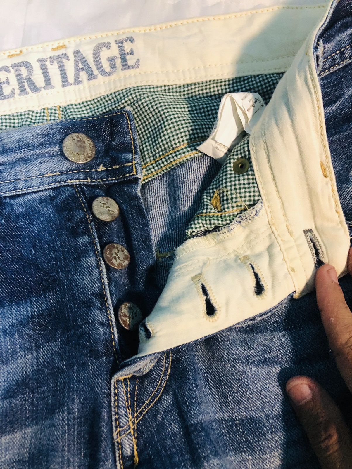Pepe Jeans × Vintage Vintage Heritage Distressed Jeans (3) Size US 32 / EU 48 - 10 Thumbnail