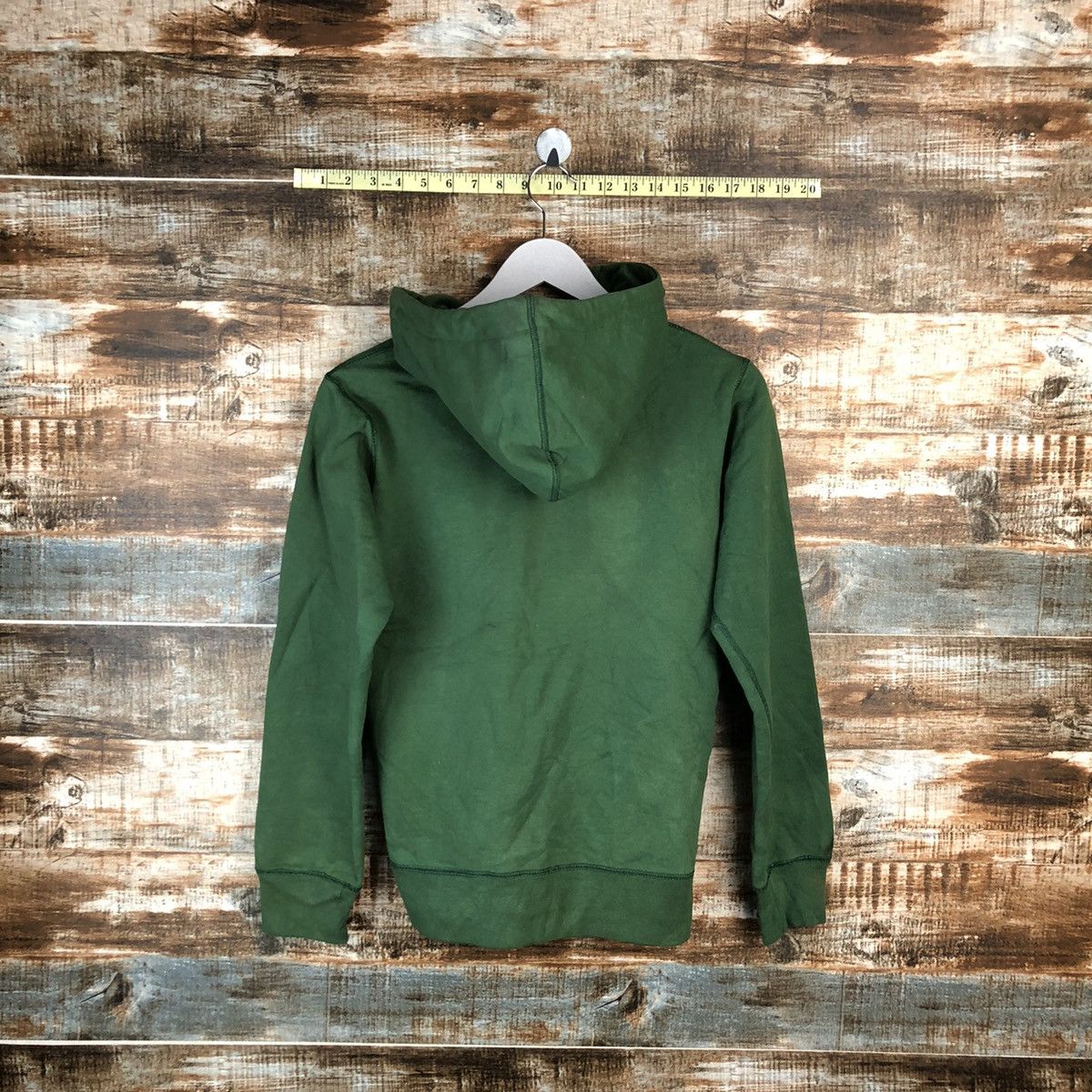 Vintage General Supply Green faded Hoodie #A1629 Size US S / EU 44-46 / 1 - 11 Thumbnail