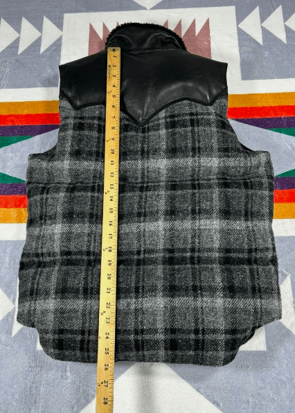 Rocky Mountain Featherbed Rocky Mountain Featherbed Bape Wool Leather Down Vest 38 Size US S / EU 44-46 / 1 - 8 Thumbnail