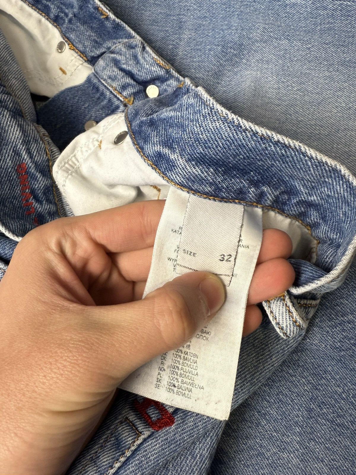 Diesel Vintage Crazy Diesel Jeans Mini Logo Y2K USA Size US 32 / EU 48 - 24 Thumbnail