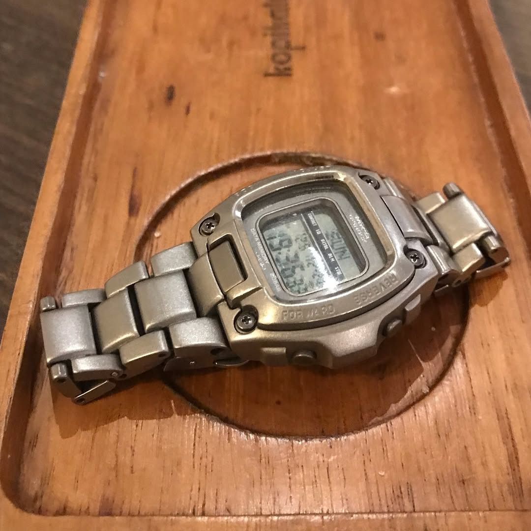 G Shock Vintage Gshock Casio MRG-210T-7 Digital Watch Silver Size ONE SIZE - 4 Thumbnail