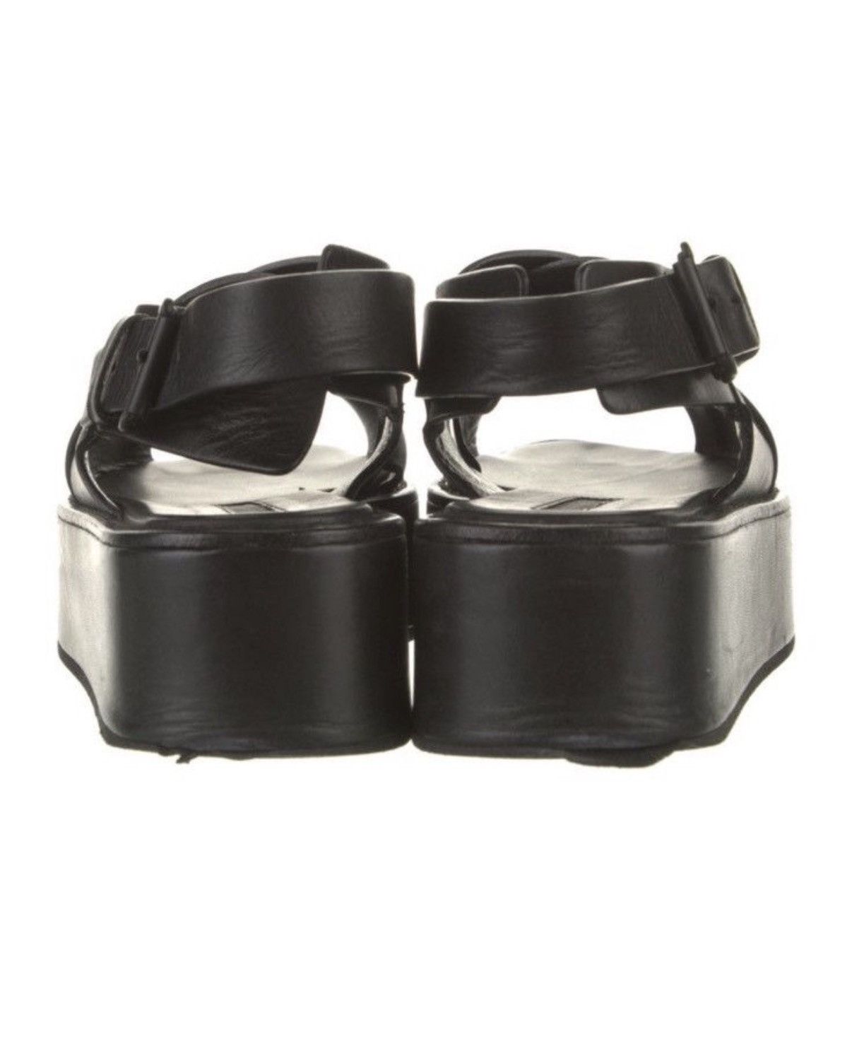 Ann Demeulemeester Ann Demeulemeester Leather Slingback Sandals Size US 9 / IT 39 - 4 Thumbnail