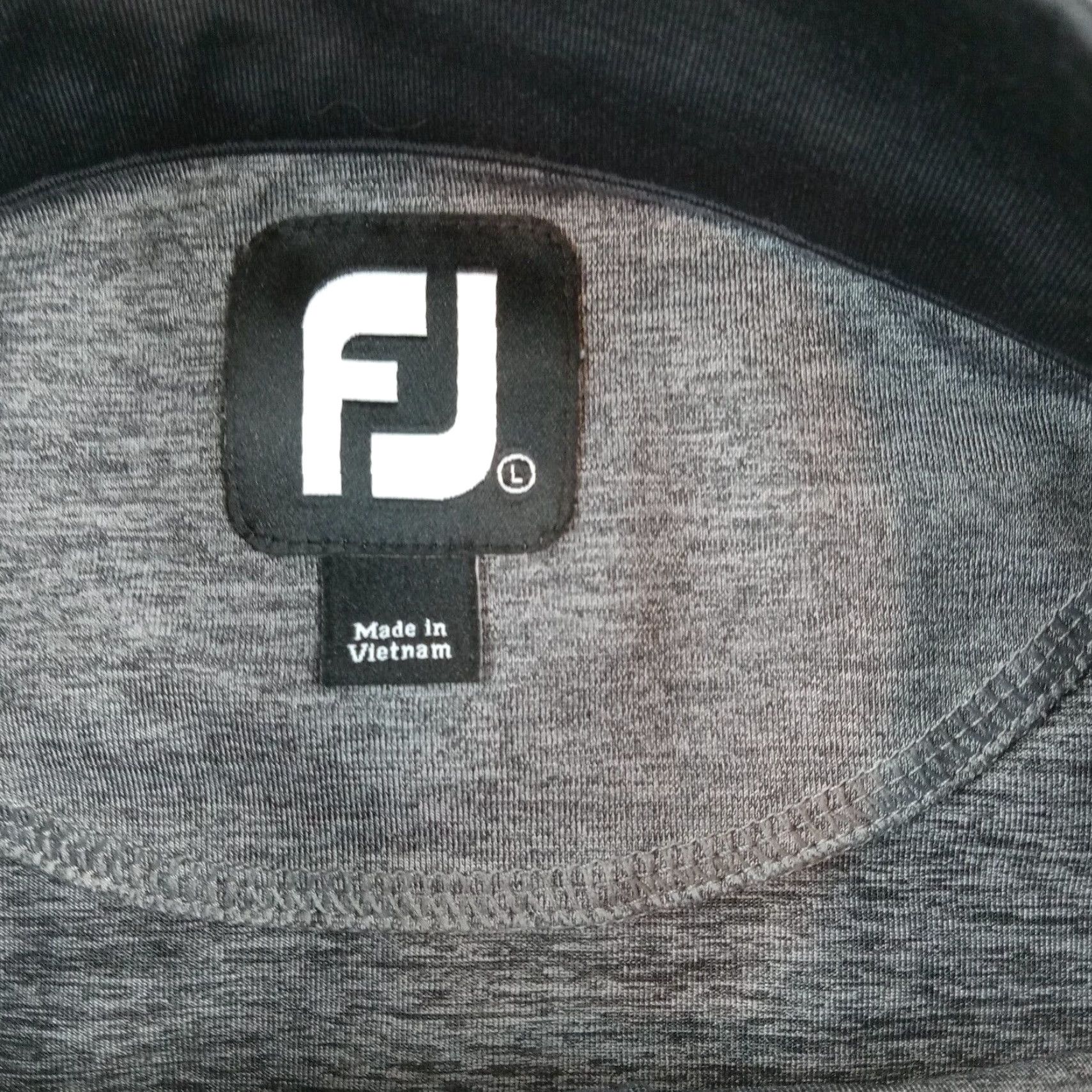 Footjoy FootJoy Mens Golf Vest Large Gray 1/4 Zip Pullover Lightweight Stretch Windbreaker Size US L / EU 52-54 / 3 - 5 Thumbnail