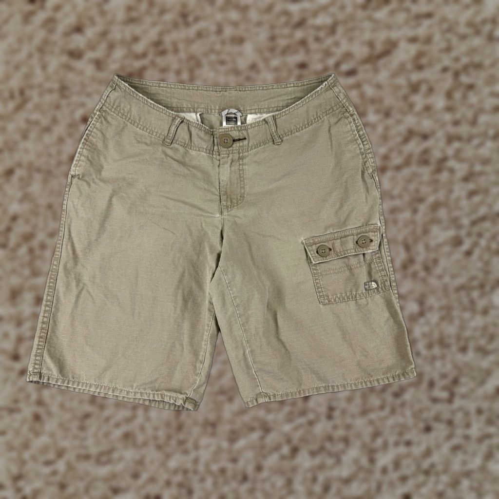 The North Face The North Face Cargo Shorts Womens 10 Regular Beige Cotton Hiking Outdoor Size 32" / US 10 / IT 46 - 1 Thumbnail
