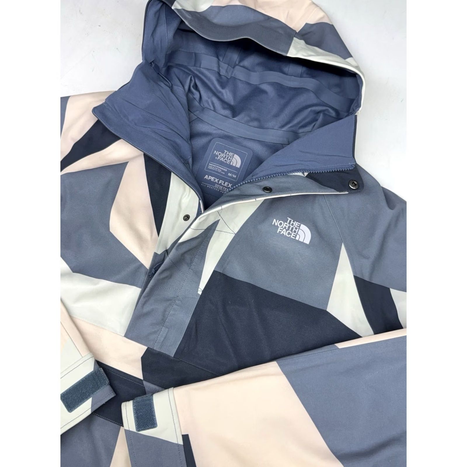 The North Face The North Face Apex Flex GORE-TEX Anorak Jacket Multicolor Geometric Men's M Hooded Waterproof Windproof Front Pocket Size US M / EU 48-50 / 2 - 2 Thumbnail