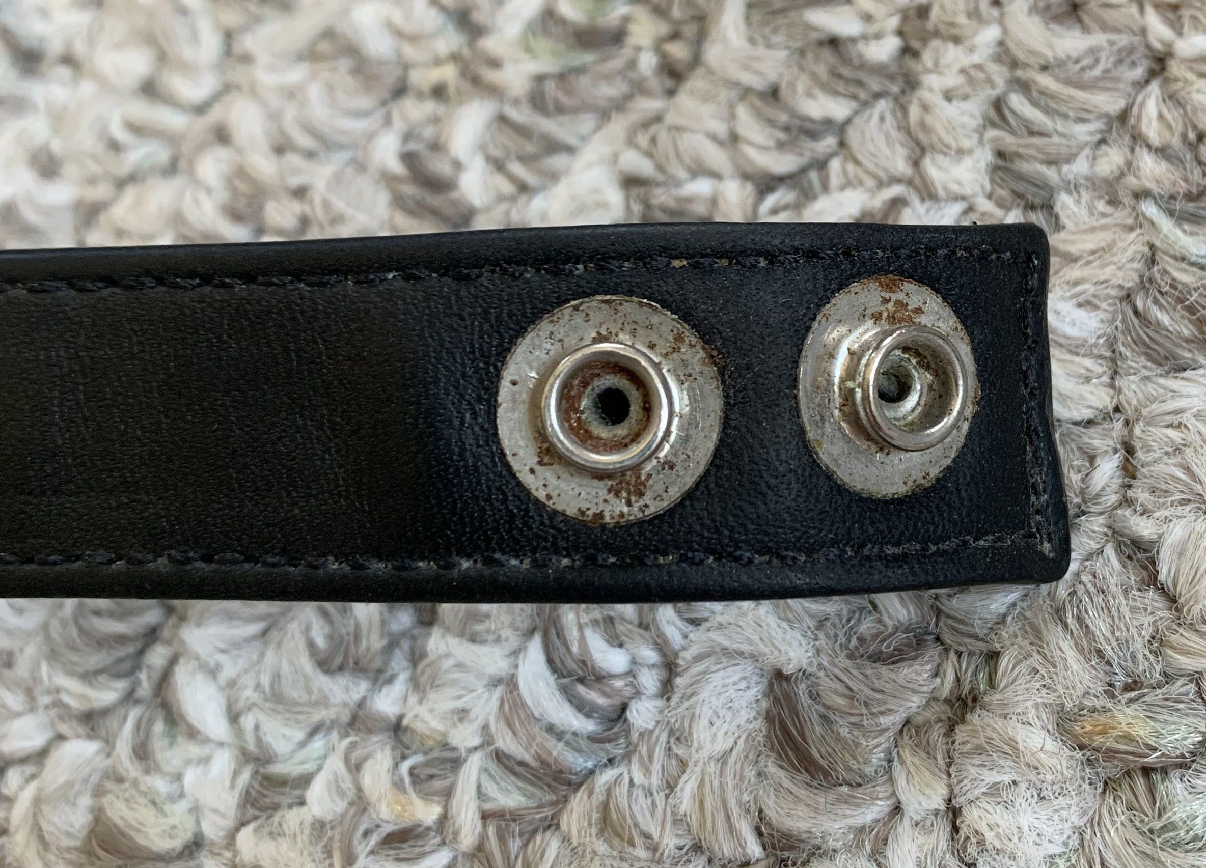 Chrome Hearts Chrome Hearts Adjustable Leather Silver Snap Bracelet Size ONE SIZE - 10 Thumbnail