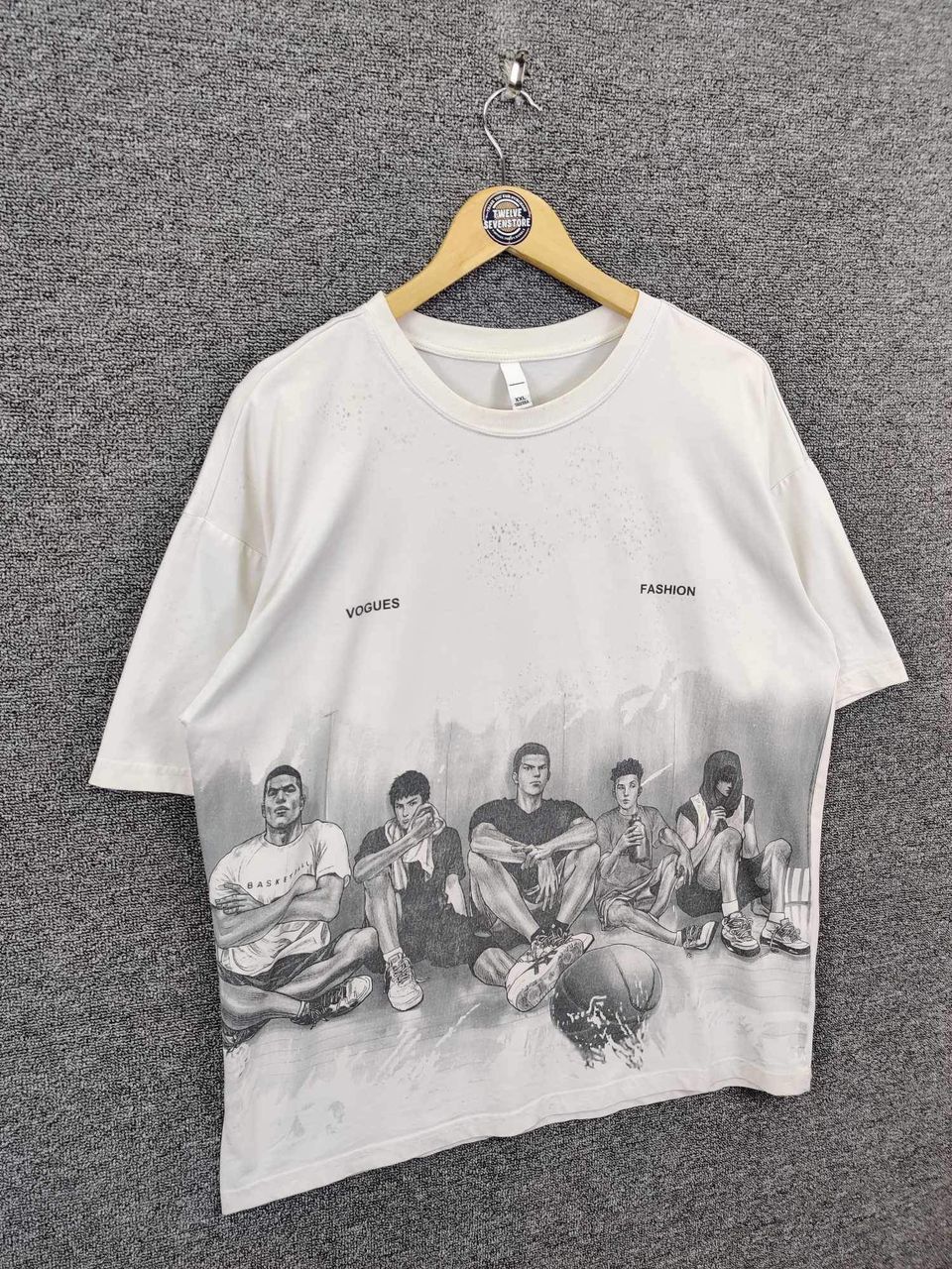 Anime Rare Slam Dunk Anima Manga Overprint Tees Tshirt Size US XXL / EU 58 / 5 - 5 Thumbnail