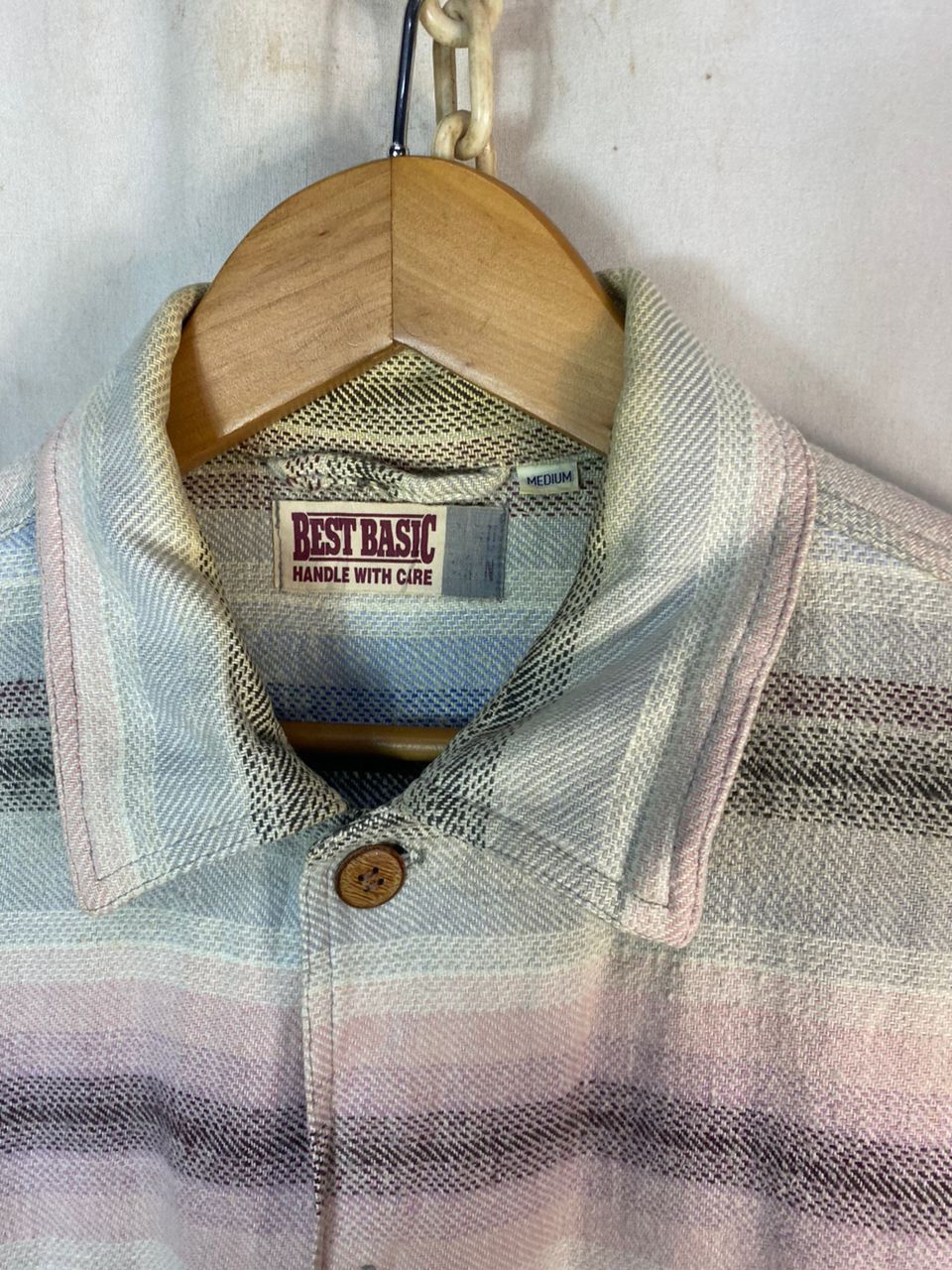 Flannel × Japanese Brand Multicolor flannel button up shirt by best basic Size US L / EU 52-54 / 3 - 5 Thumbnail