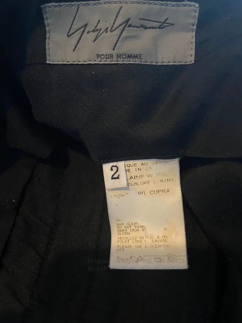Yohji Yamamoto Yohji Yamamoto Black Suit Jacket and Pants Set Size US L / EU 52-54 / 3 - 3 Thumbnail