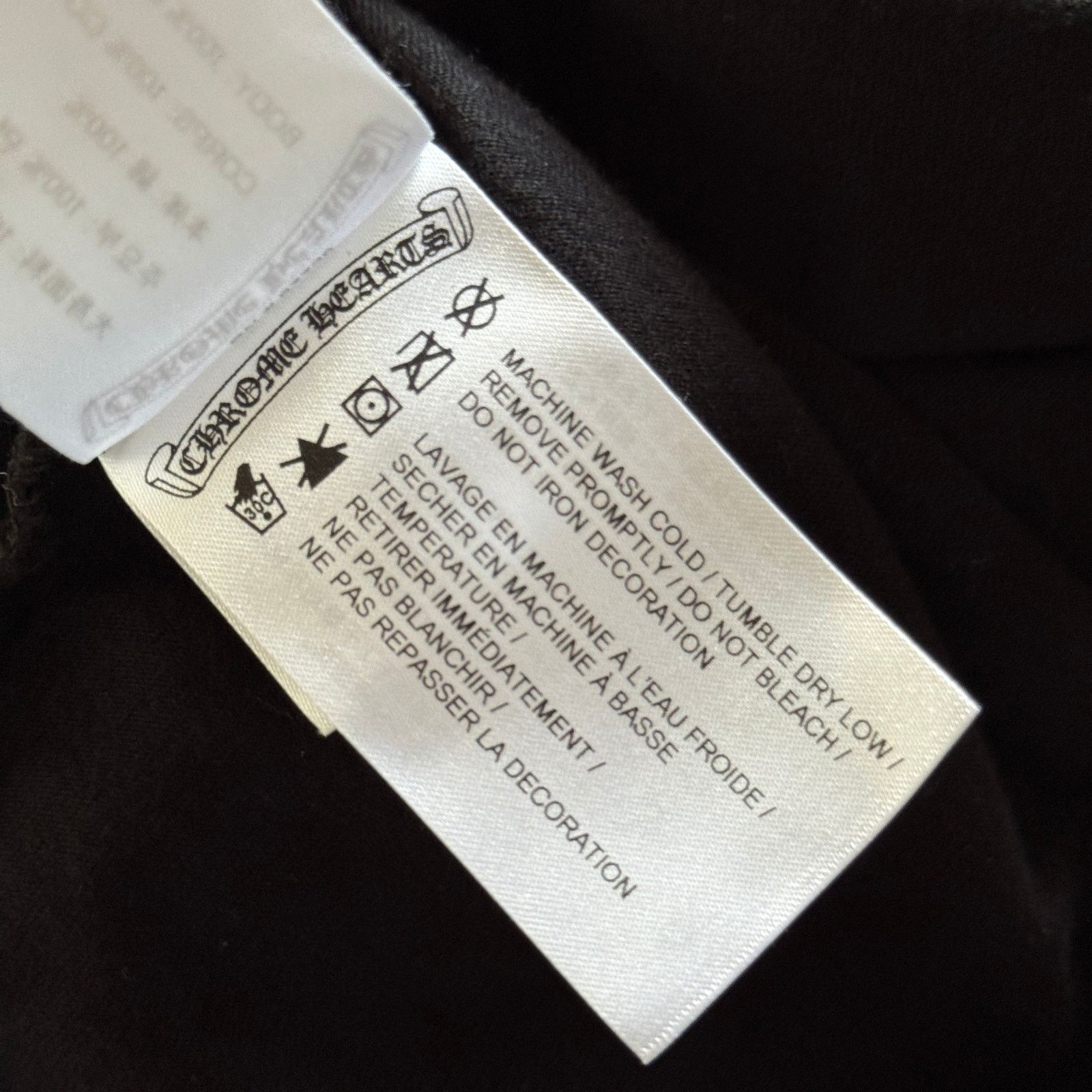 Chrome Hearts Chrome Hearts CH Script Letter Long Sleeve Tee Black Size US M / EU 48-50 / 2 - 10 Thumbnail