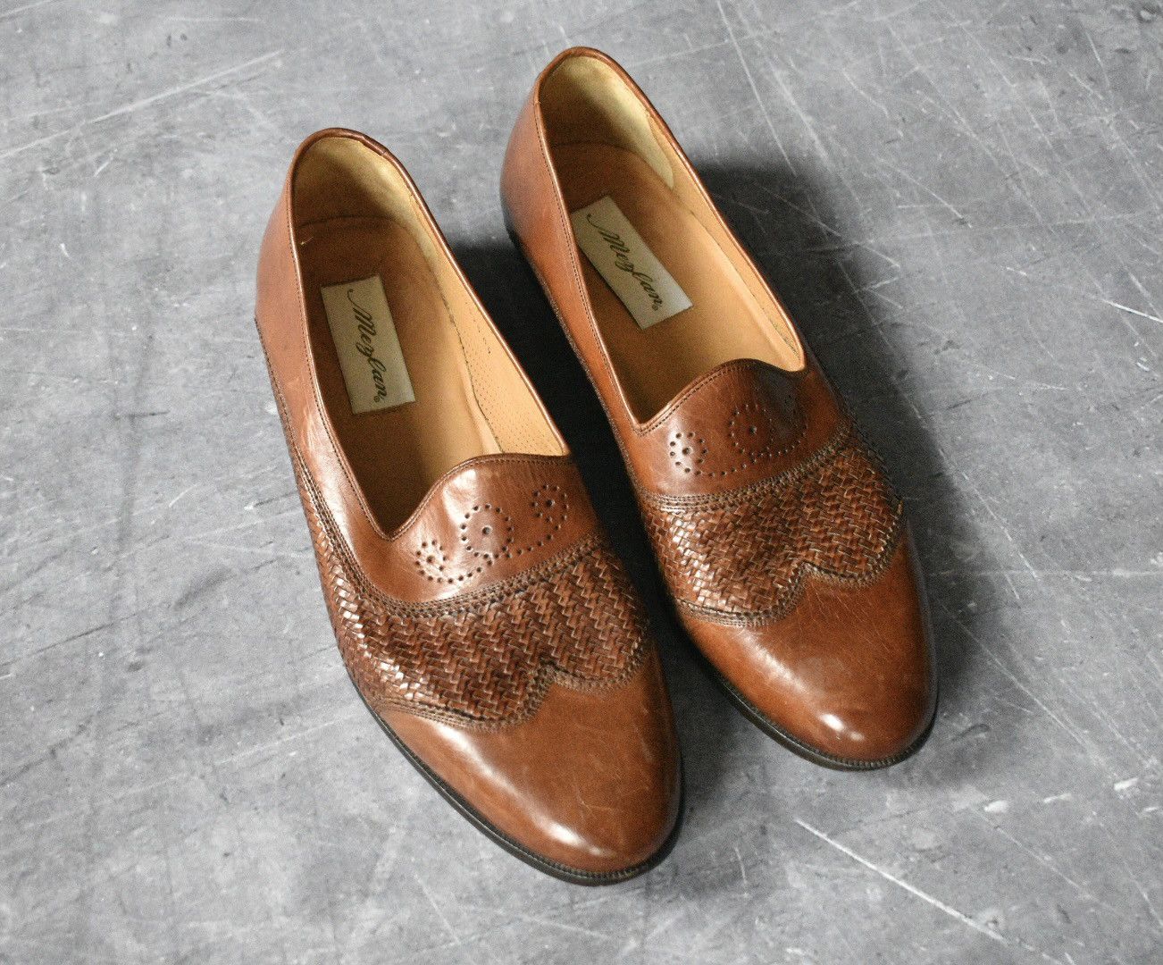 Mezlan Mezlan Brown Leather Loafers (11) Size US 12 / EU 45 - 1 Thumbnail