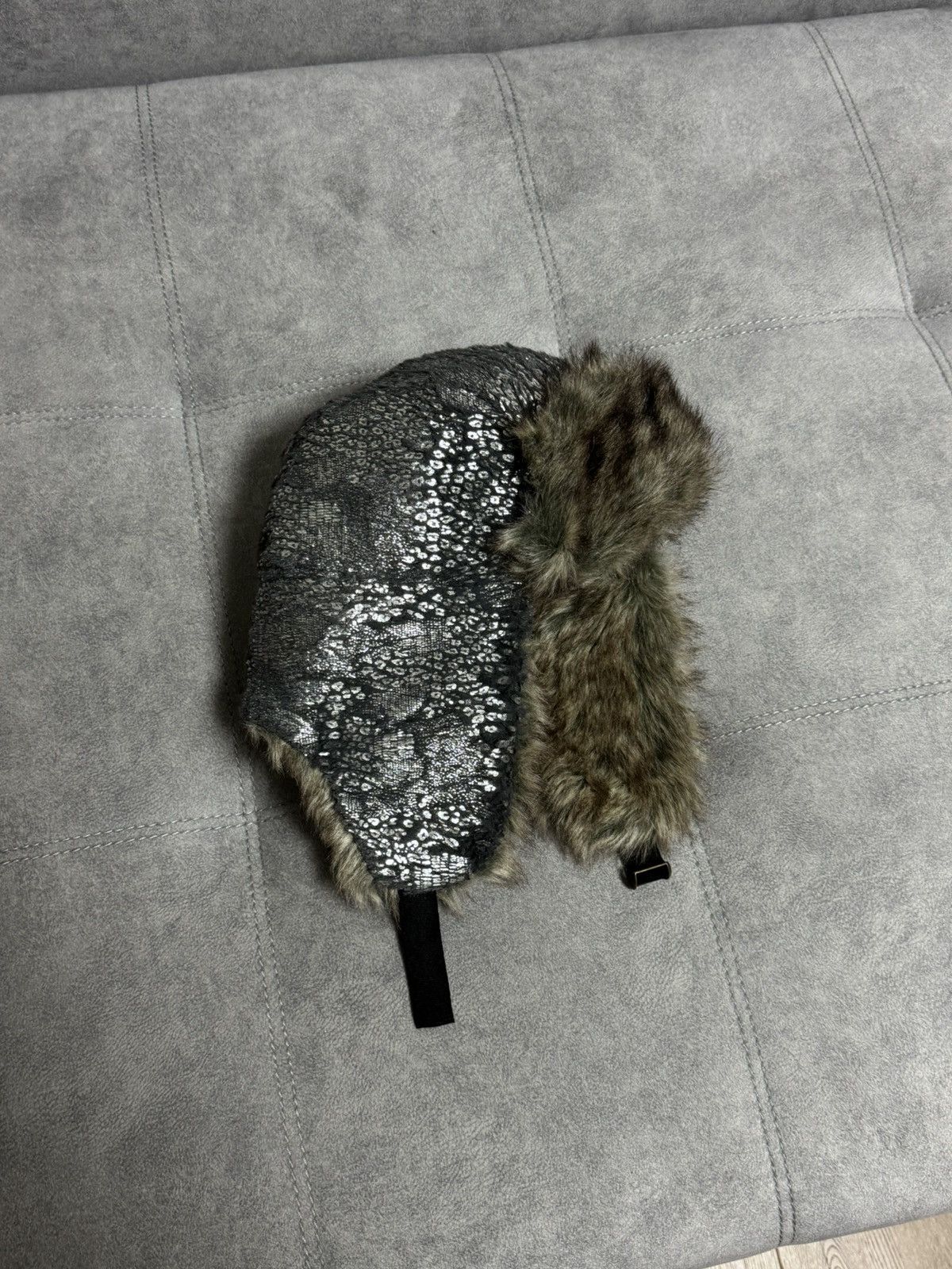 Hysteric Glamour × Vintage Vintage Hype Trapper Fur Y2K Fluffy Hat Ushanka Faux USA Size ONE SIZE - 1 Thumbnail
