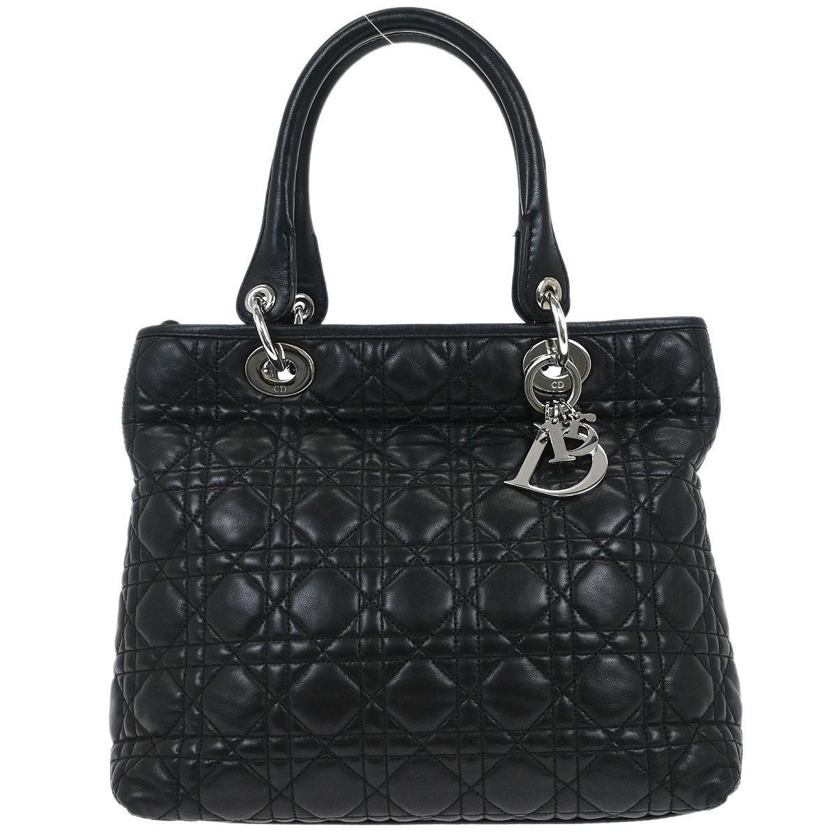 Christian Dior Cannage Quilt Lambskin Vintage Lady Dior Bag