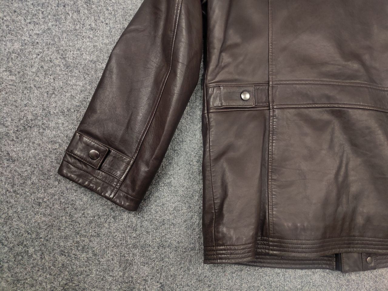 Hugo Boss Hugo Boss Italian lamb nappa Leather Brown Classic Jacket Size US M / EU 48-50 / 2 - 10 Thumbnail