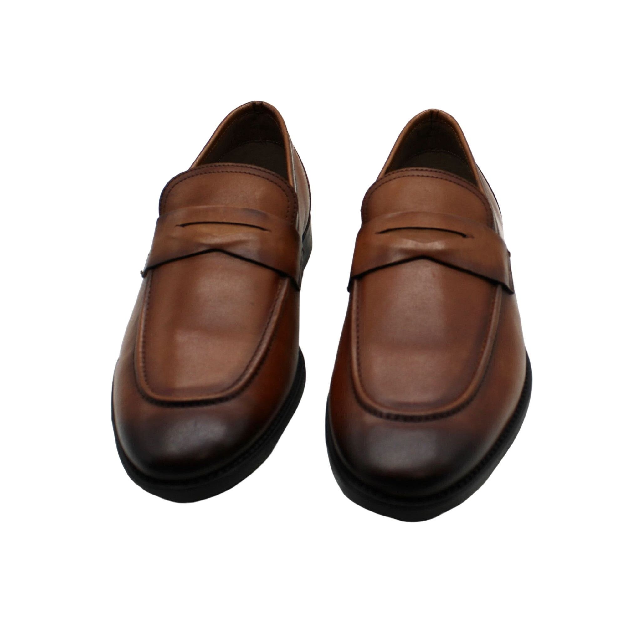 Other Thomas & Vine Men's Bishop Apron Toe Penny Loafers Size US 9.5 / EU 42-43 - 2 Thumbnail