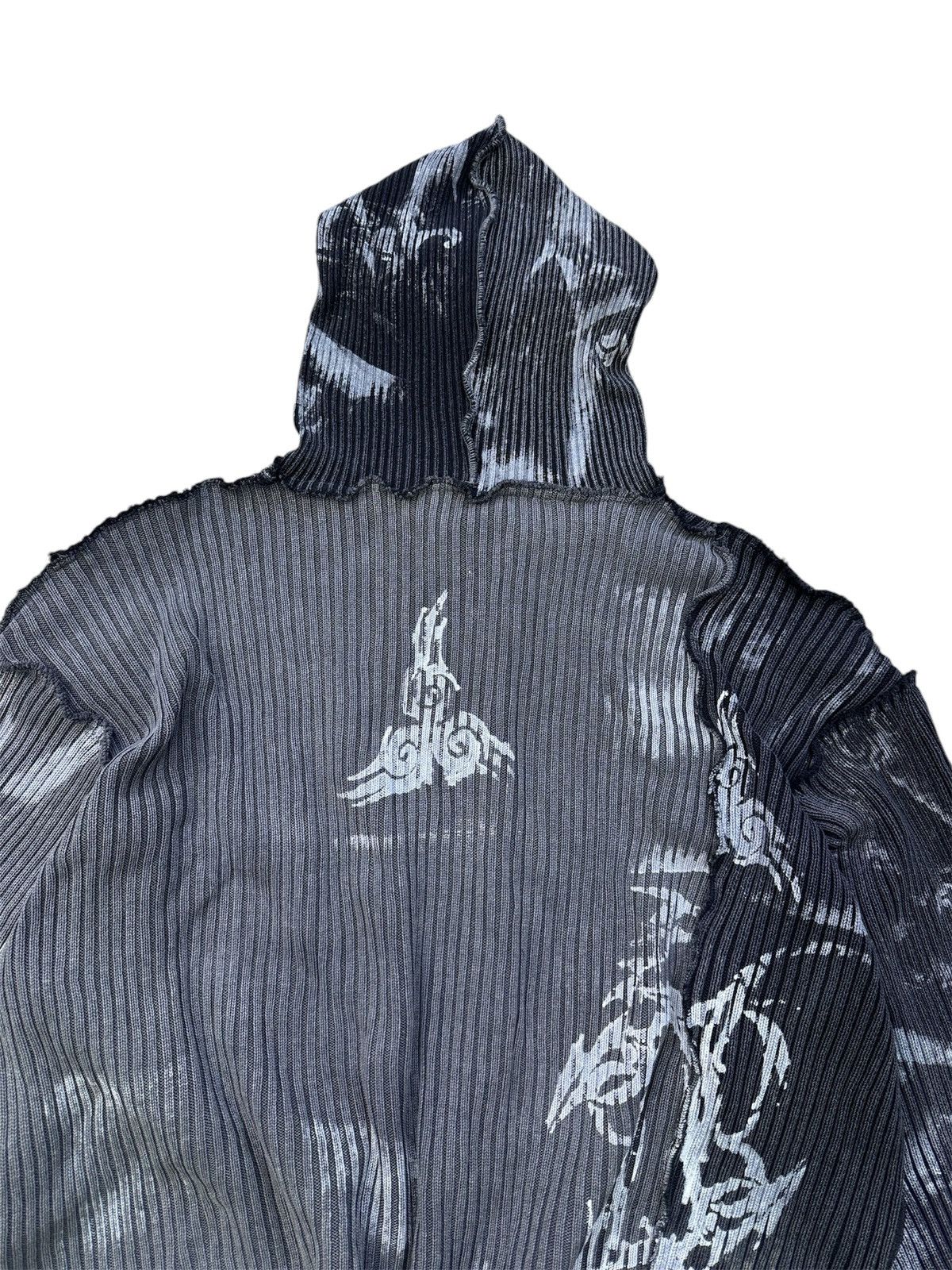 Hysteric Glamour × Japanese Brand ARCHIVE PRINTED HOODIE L.G.B. Style SWEATER RIPPED Size US L / EU 52-54 / 3 - 9 Thumbnail