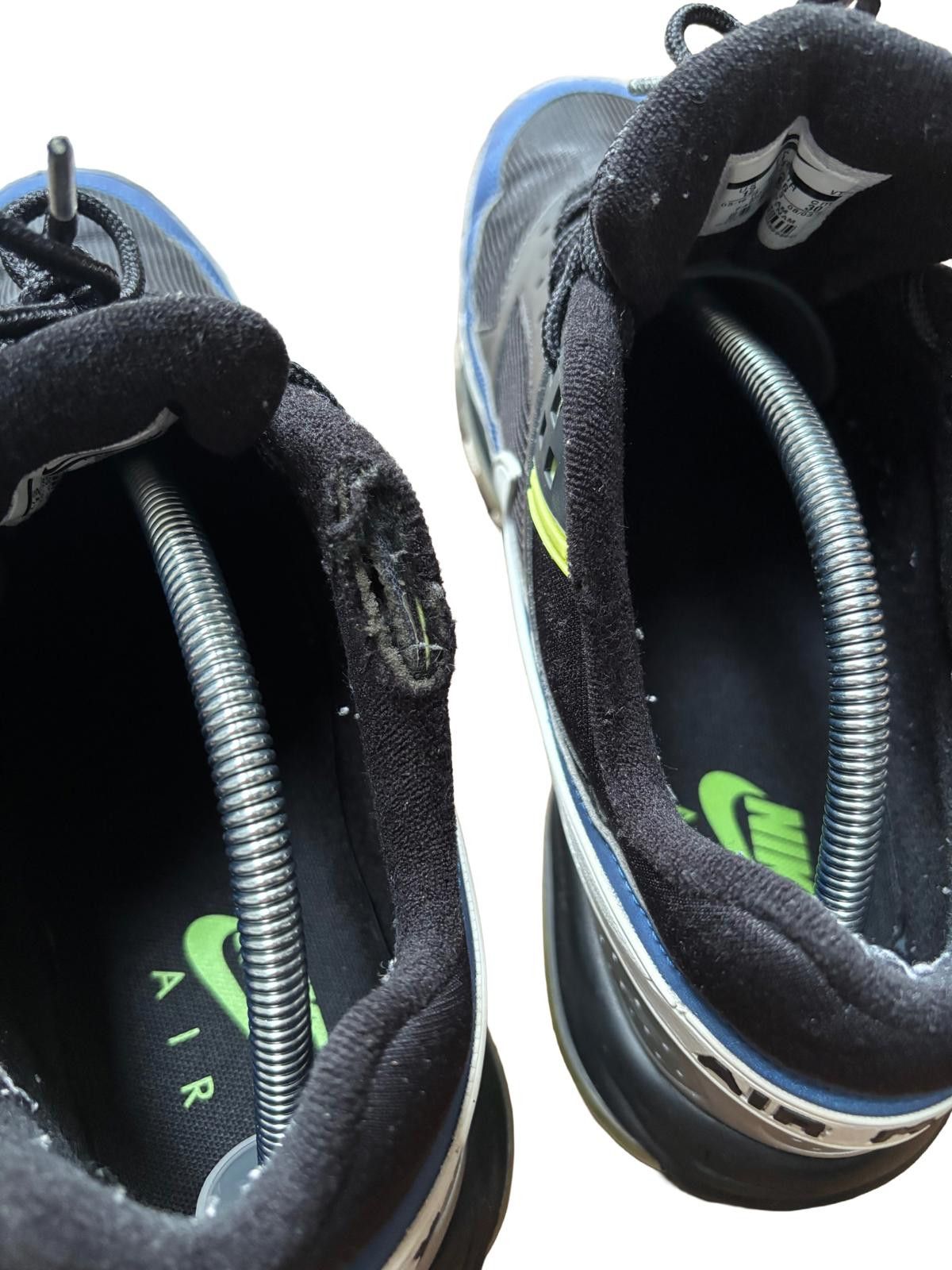 Nike Nike Air Max 97 BW Metallic Silver Black White Volt Size US 12 / EU 45 - 5 Thumbnail