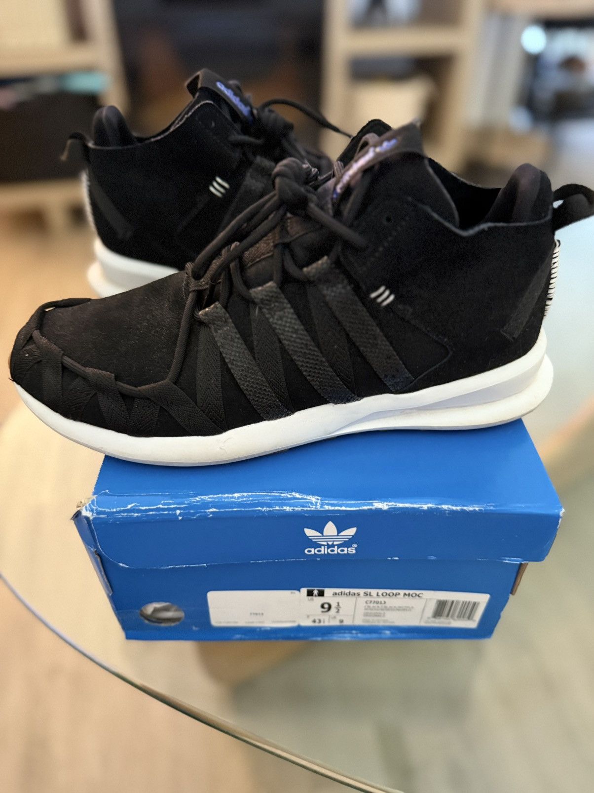 Adidas Adidas Sl Loop Moc black white size 9.5 Size US 9.5 / EU 42-43 - 6 Thumbnail
