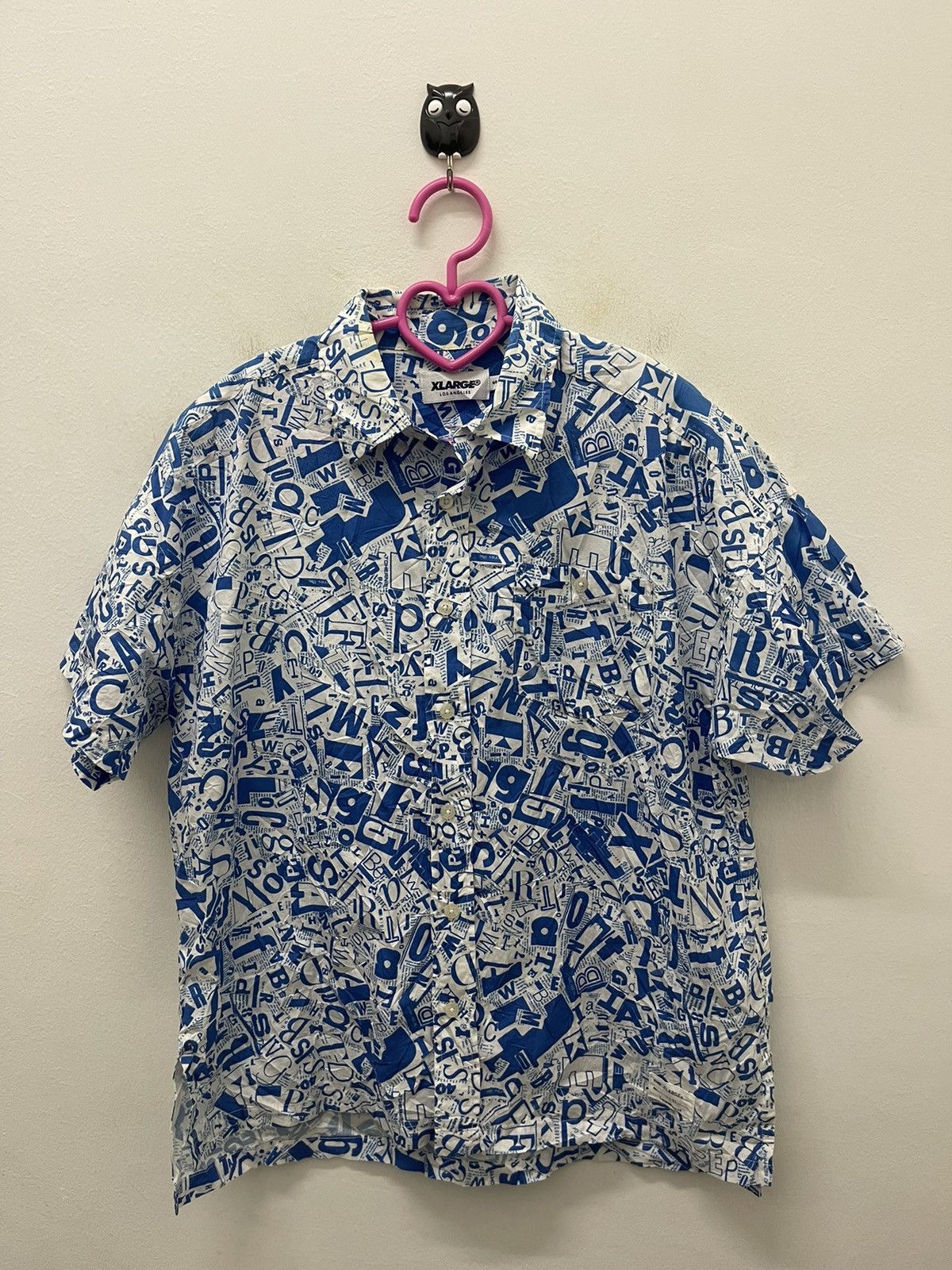 XLARGE OVER ALL xlarge オーバーオール ヒッコリー柄 XLARGE - xlarge