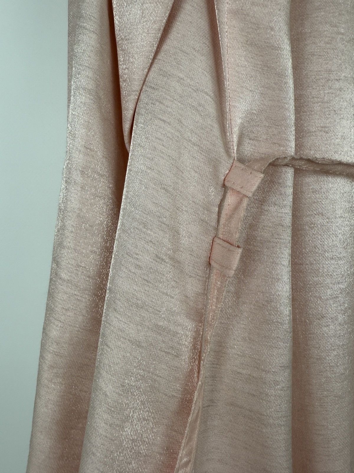 Sandro 1990’s Vintage Sandro Paris Baby Pink Button Sleep Dress 40 Size M / US 6-8 / IT 42-44 - 9 Thumbnail