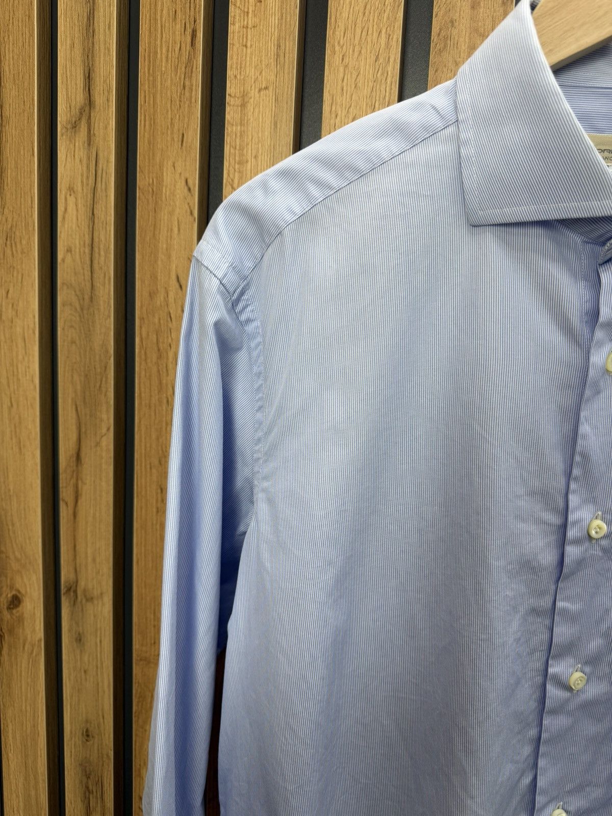 Doriani Doriani Milano Dress Shirt Light Blue Size 41 16 Size US L / EU 52-54 / 3 - 3 Thumbnail