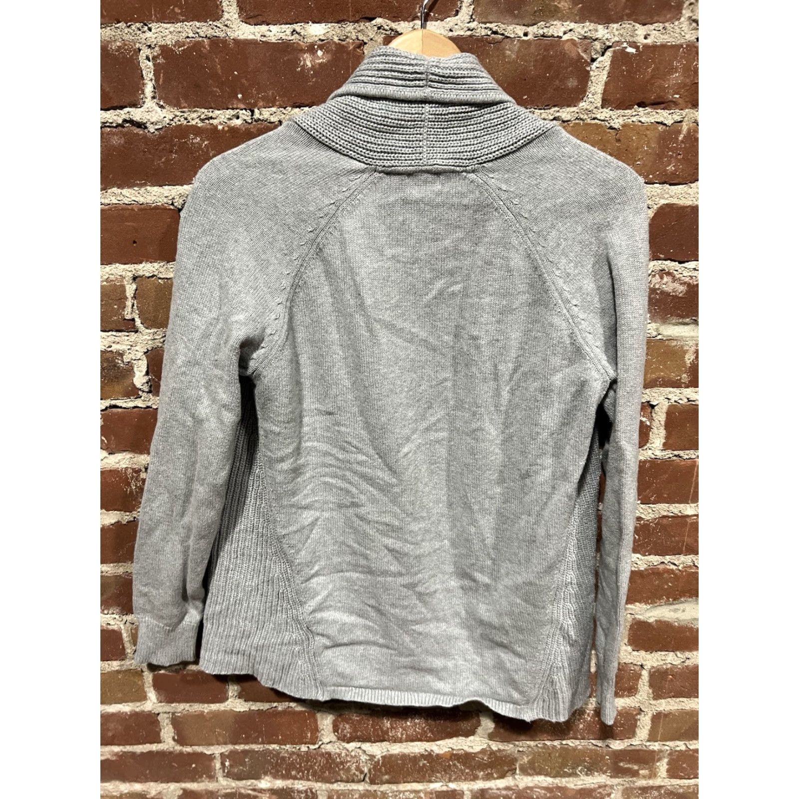 French Connection French Connection Knit Sweater Cowl Neck Gray M Women's Pullover Tunic Long Sleeve NWT Size M Regular Non-Defect Size M / US 6-8 / IT 42-44 - 2 Thumbnail