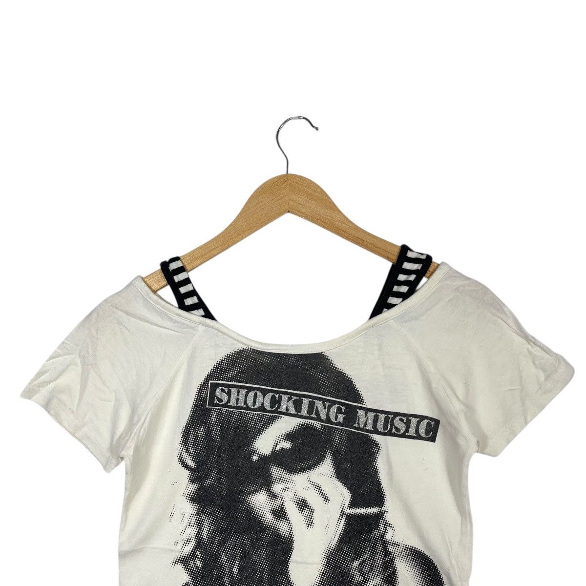 Vintage Cornflake Strike Zone Shocking Music Graphic Layered Tee Size M / US 6-8 / IT 42-44 - 2 Thumbnail